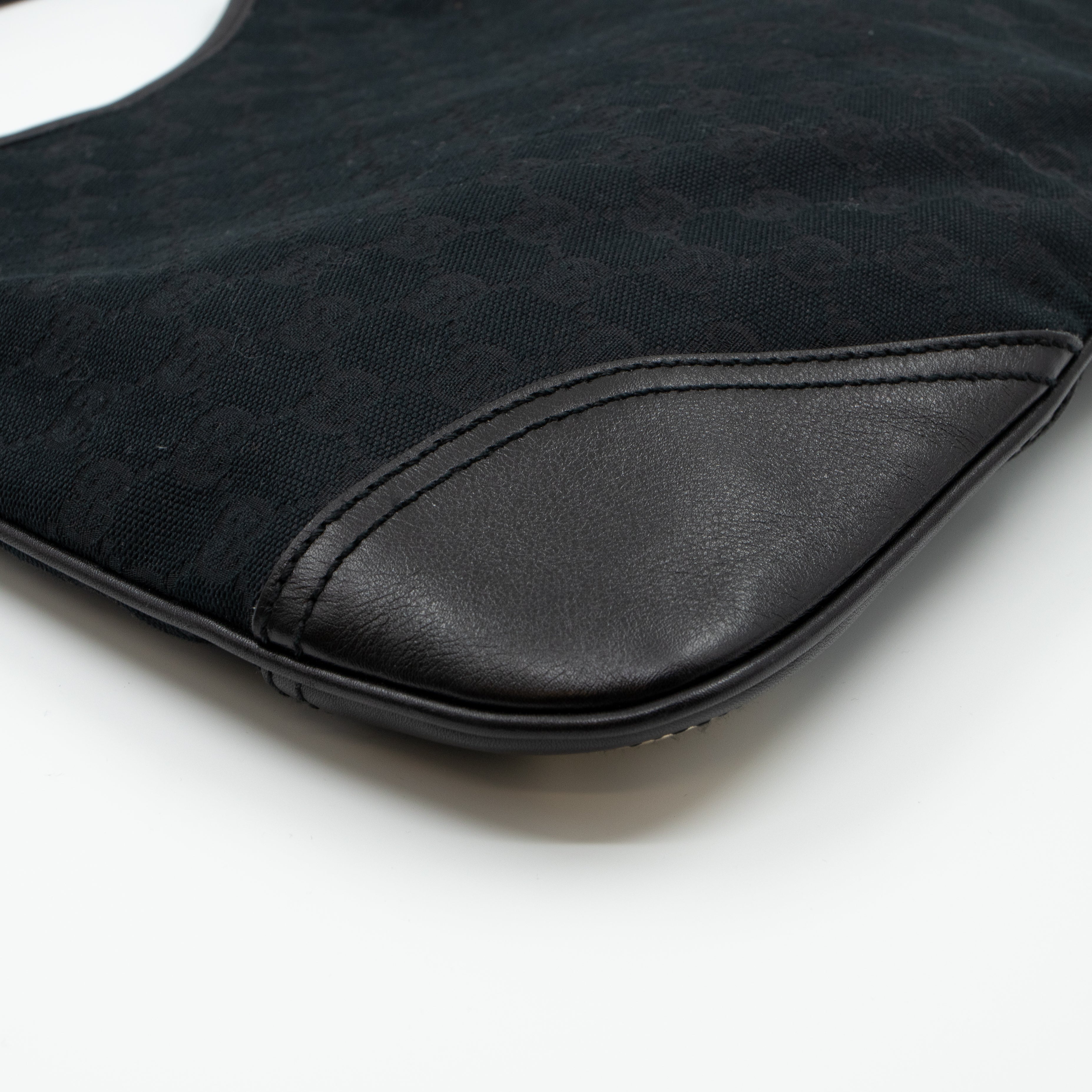 Britt Medium Hobo Black Canvas