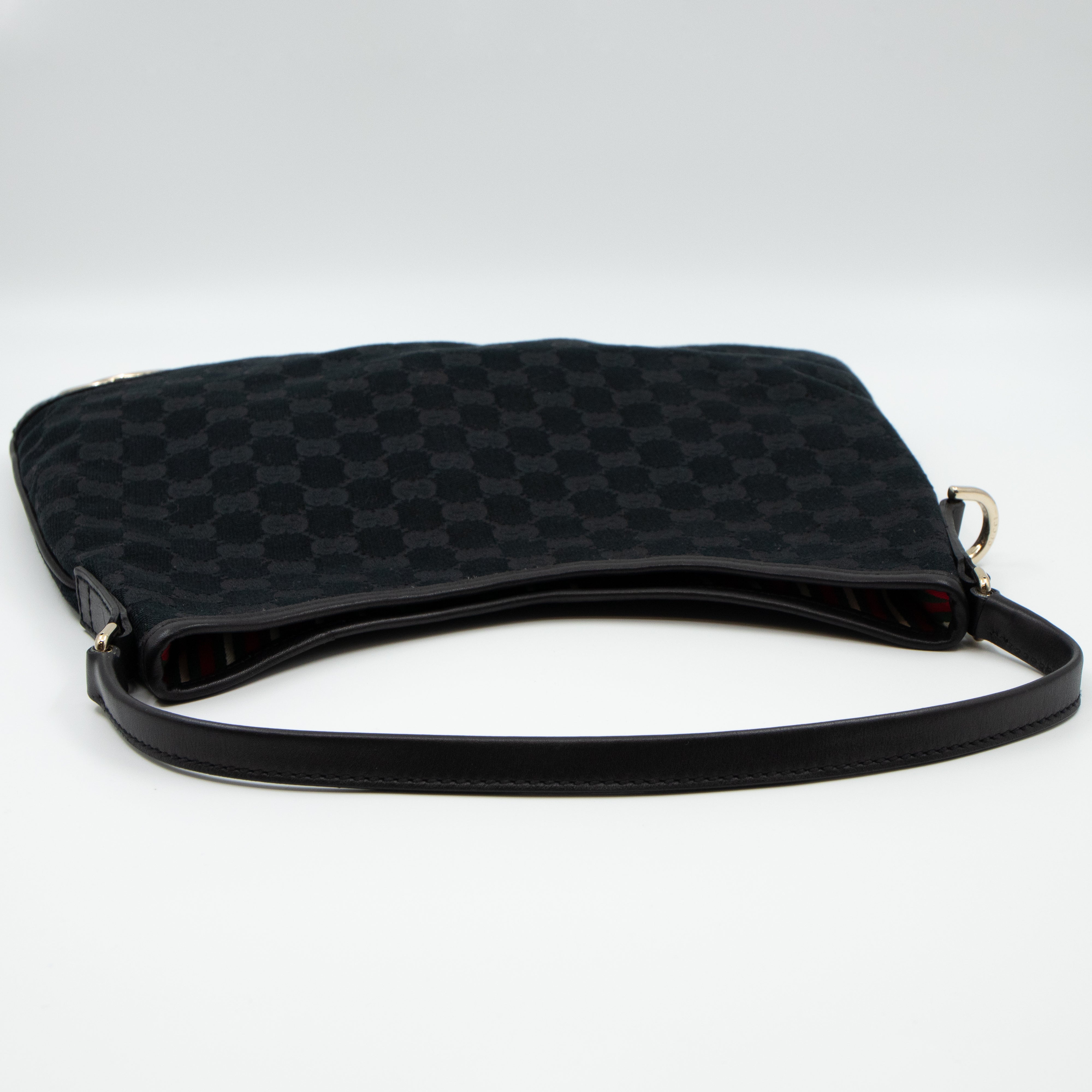 Britt Medium Hobo Black Canvas