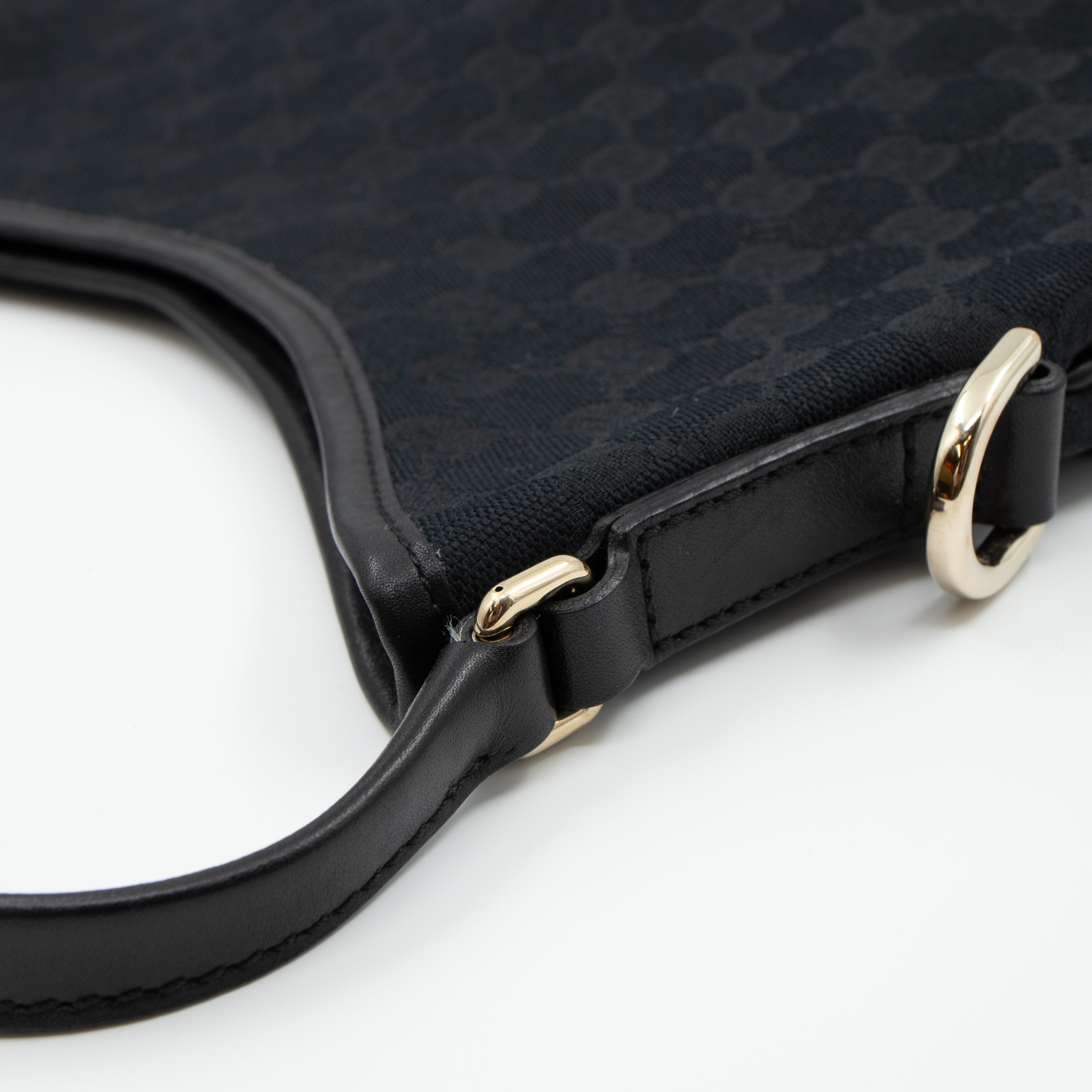 Britt Medium Hobo Black Canvas