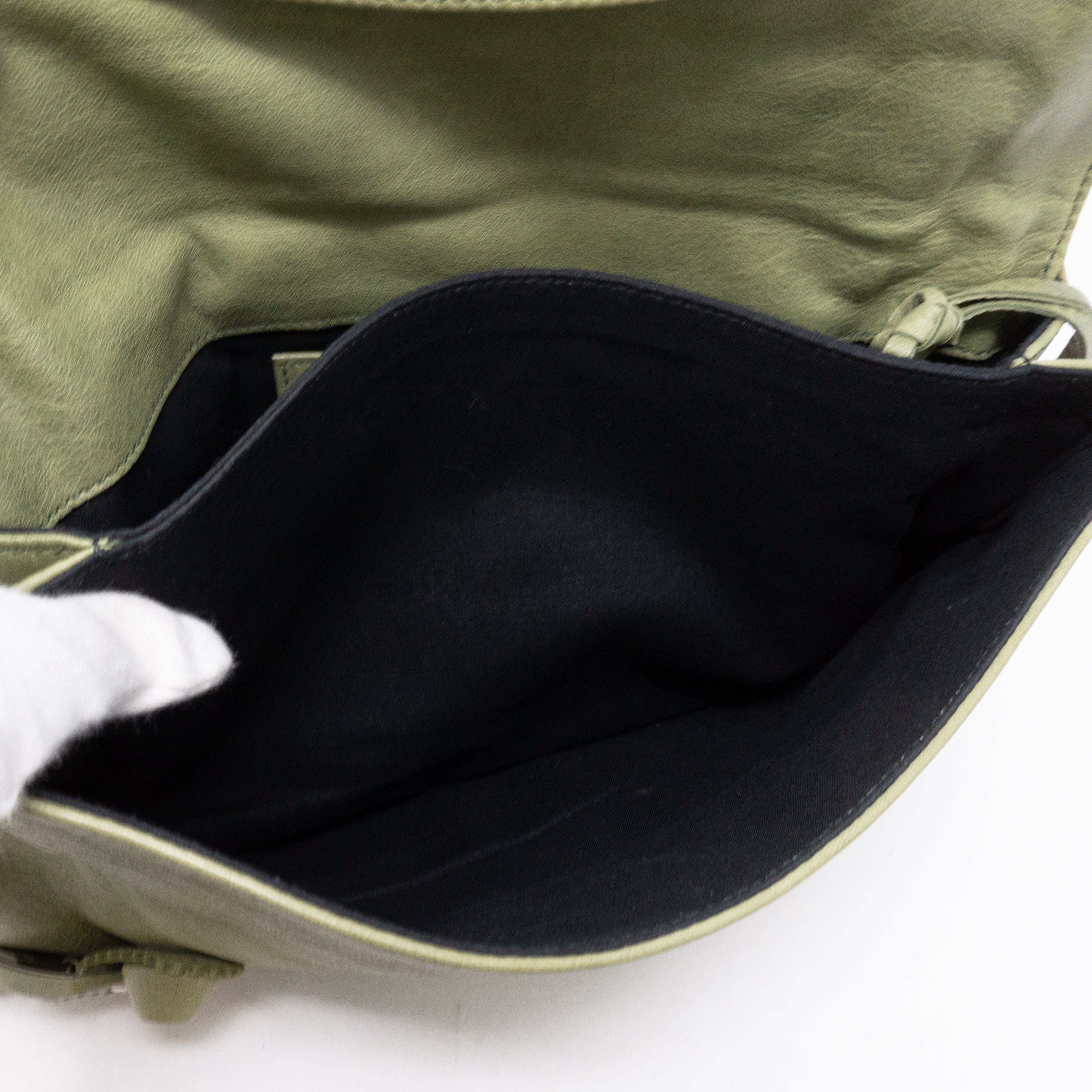 Giant Envelope Clutch Green