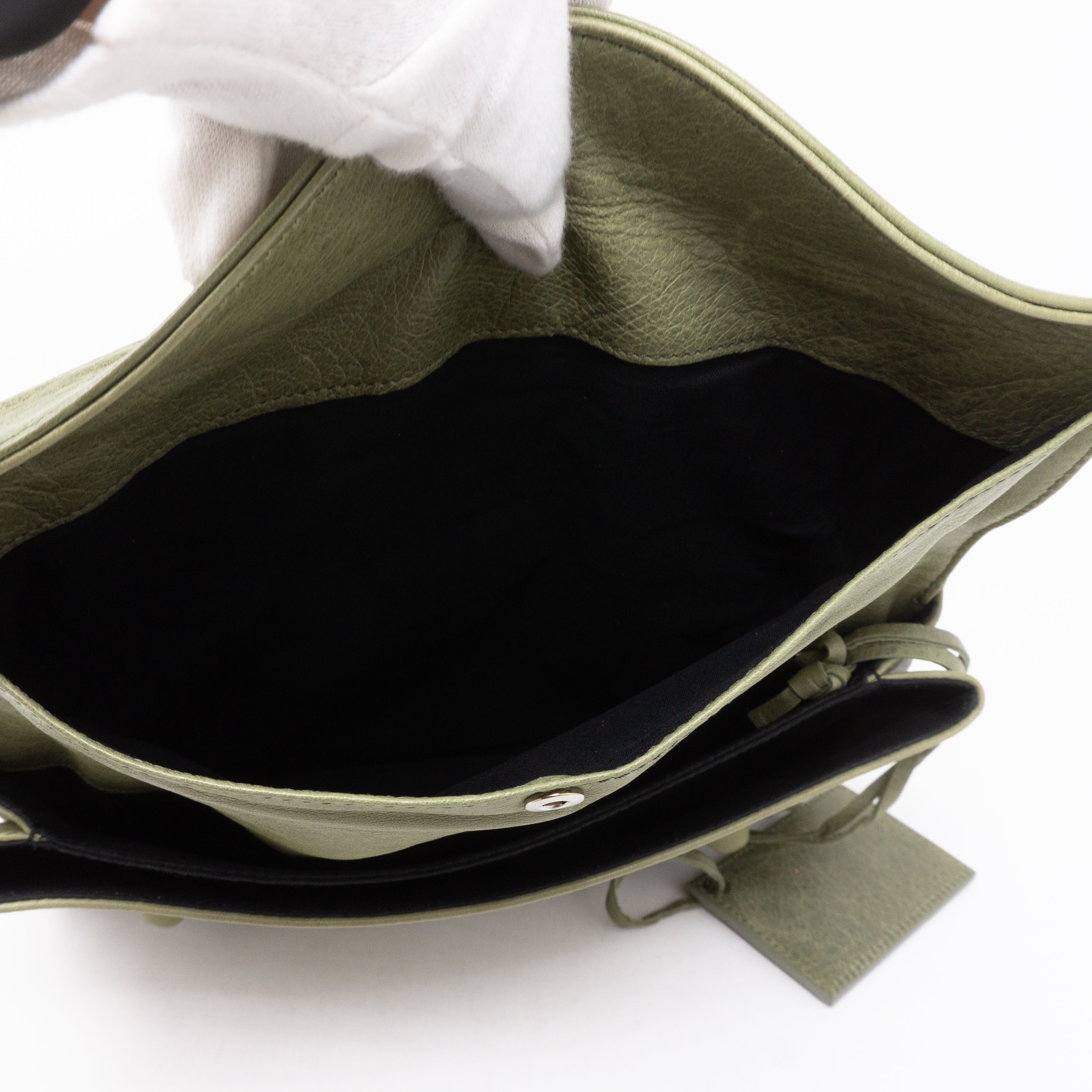 Giant Envelope Clutch Green