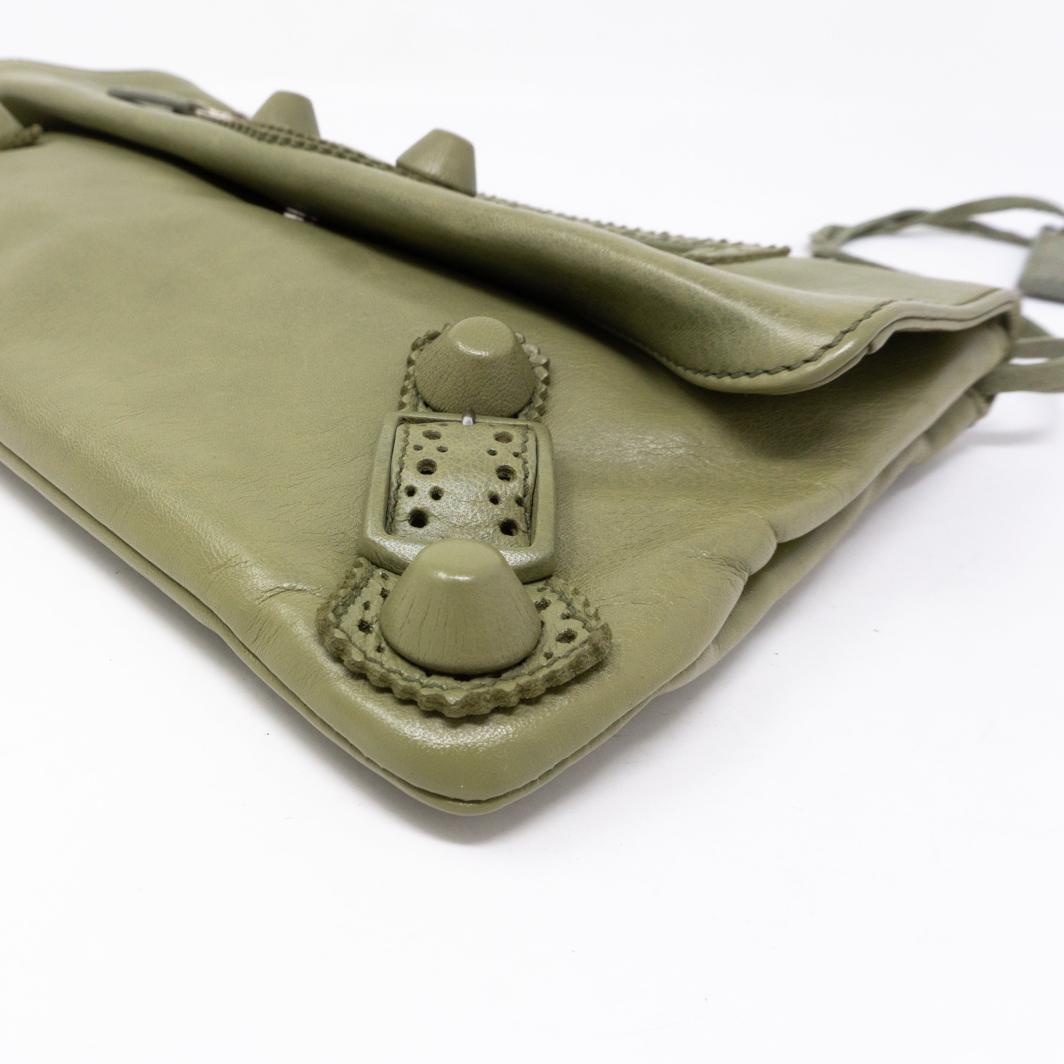 Giant Envelope Clutch Green