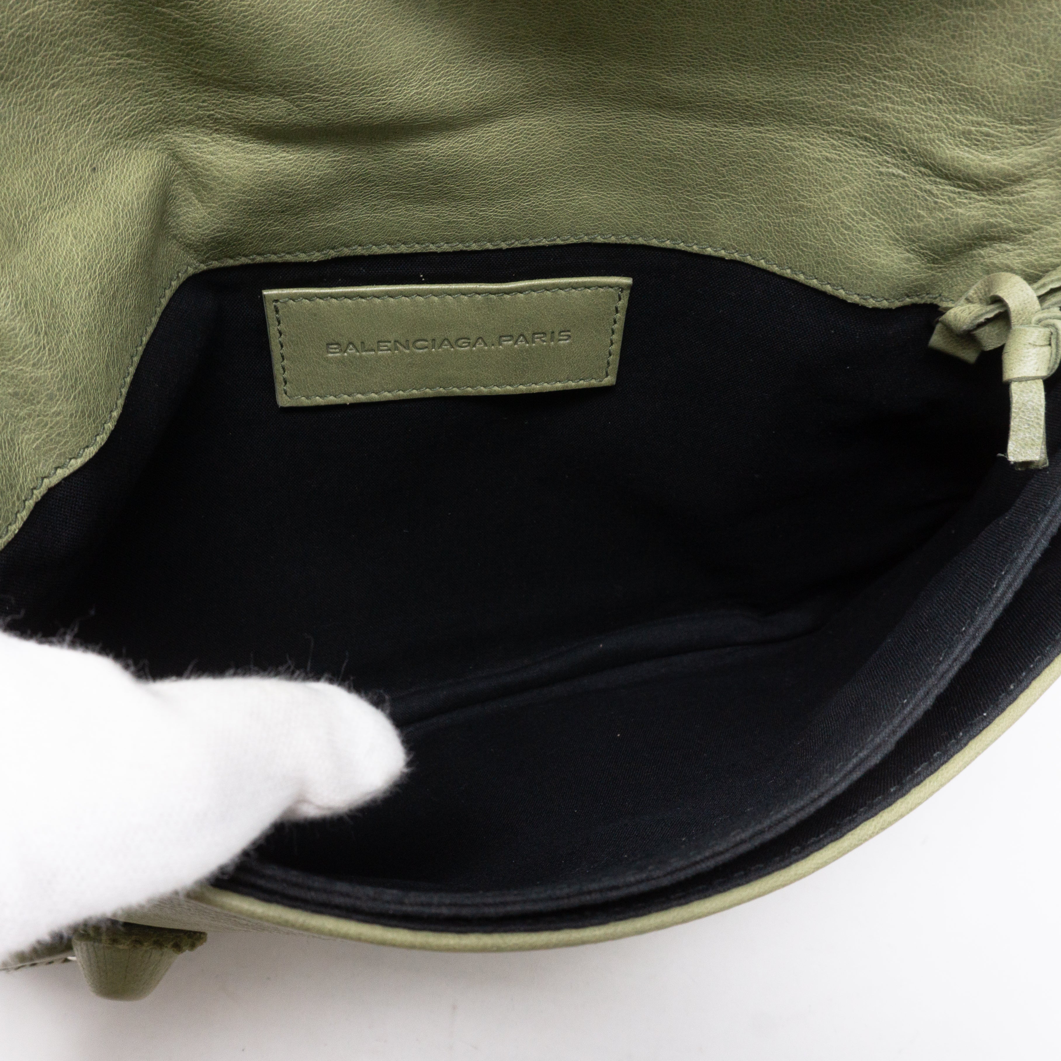 Giant Envelope Clutch Green