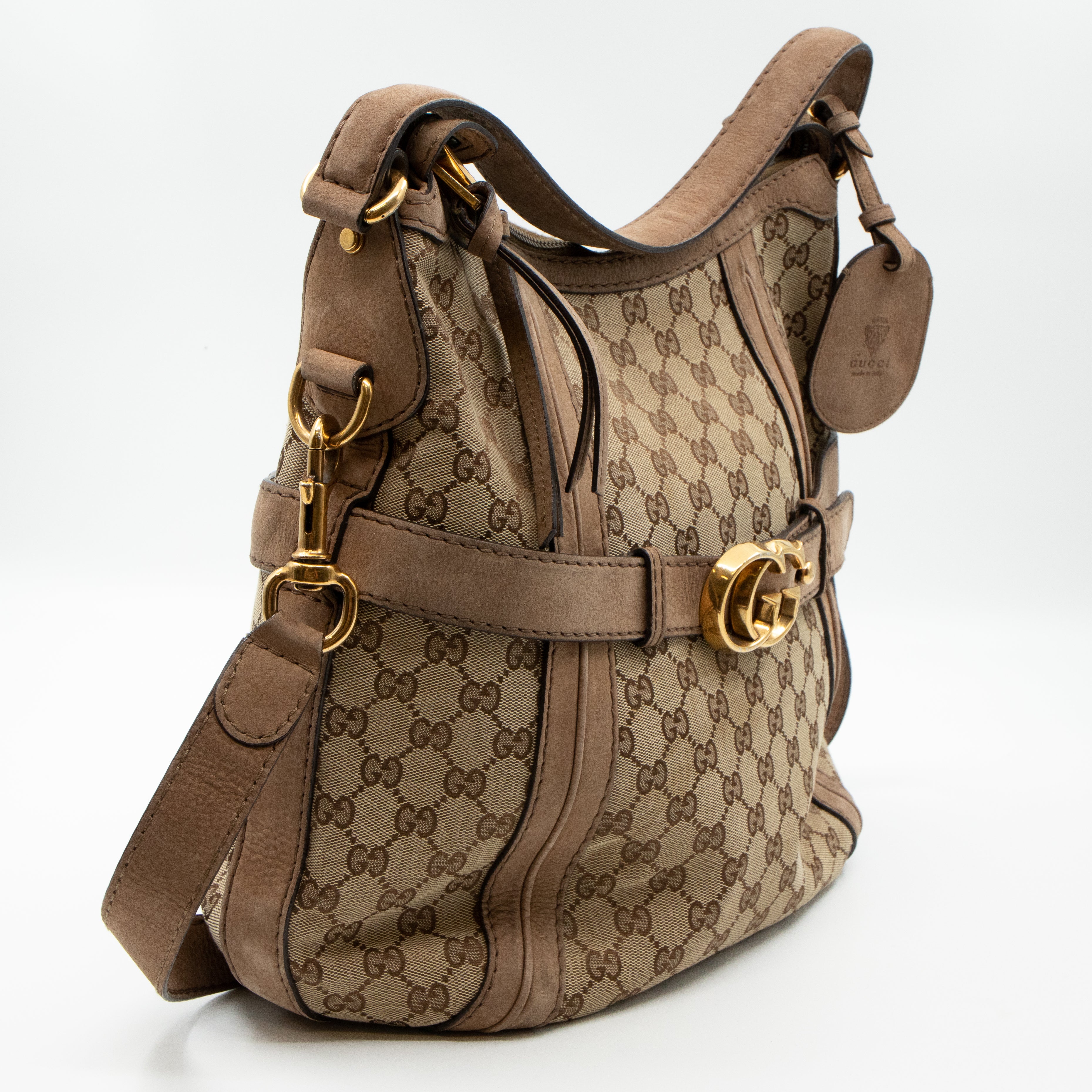 GG Running Hobo Bag Beige