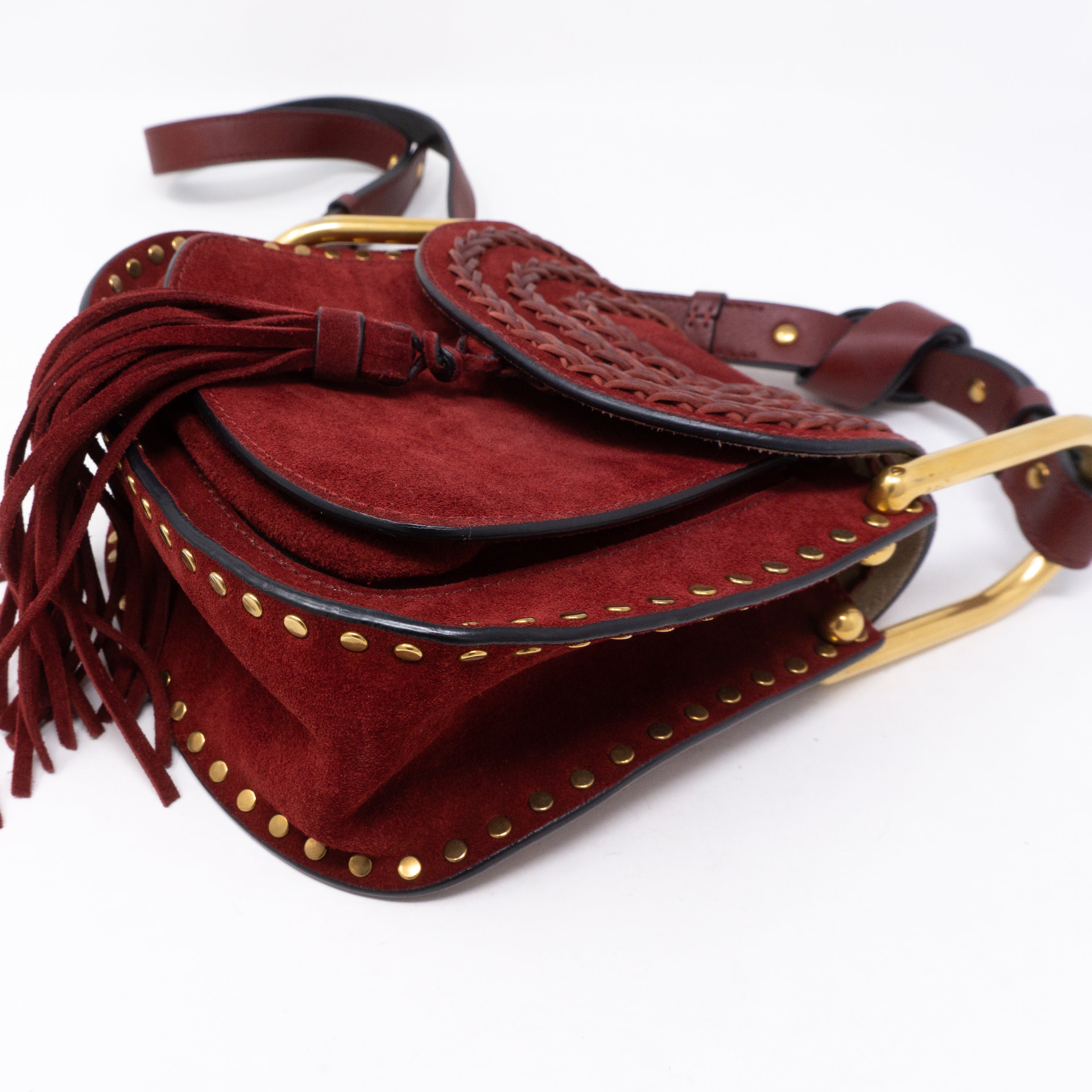 Hudson Mini Red Suede