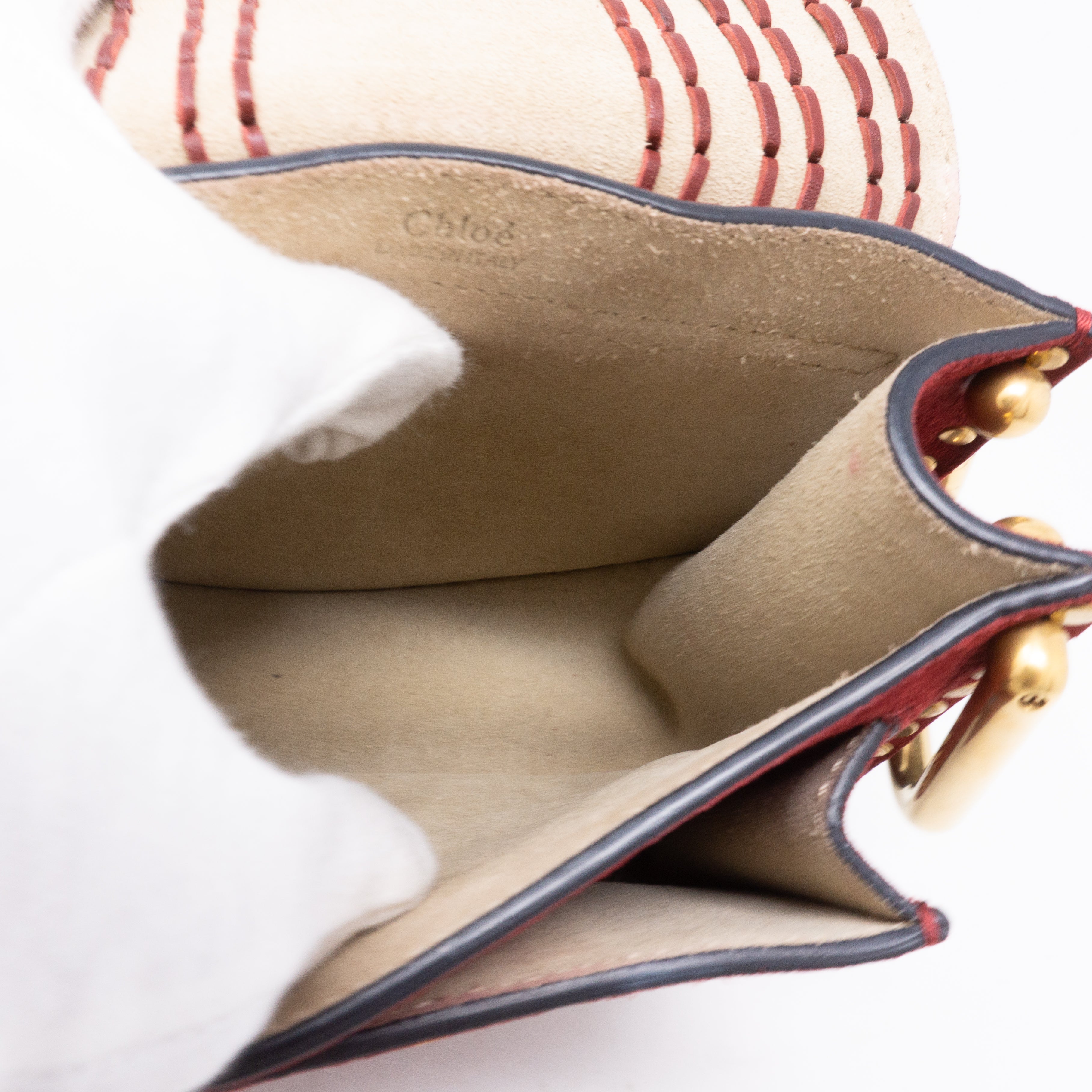 Hudson Mini Red Suede