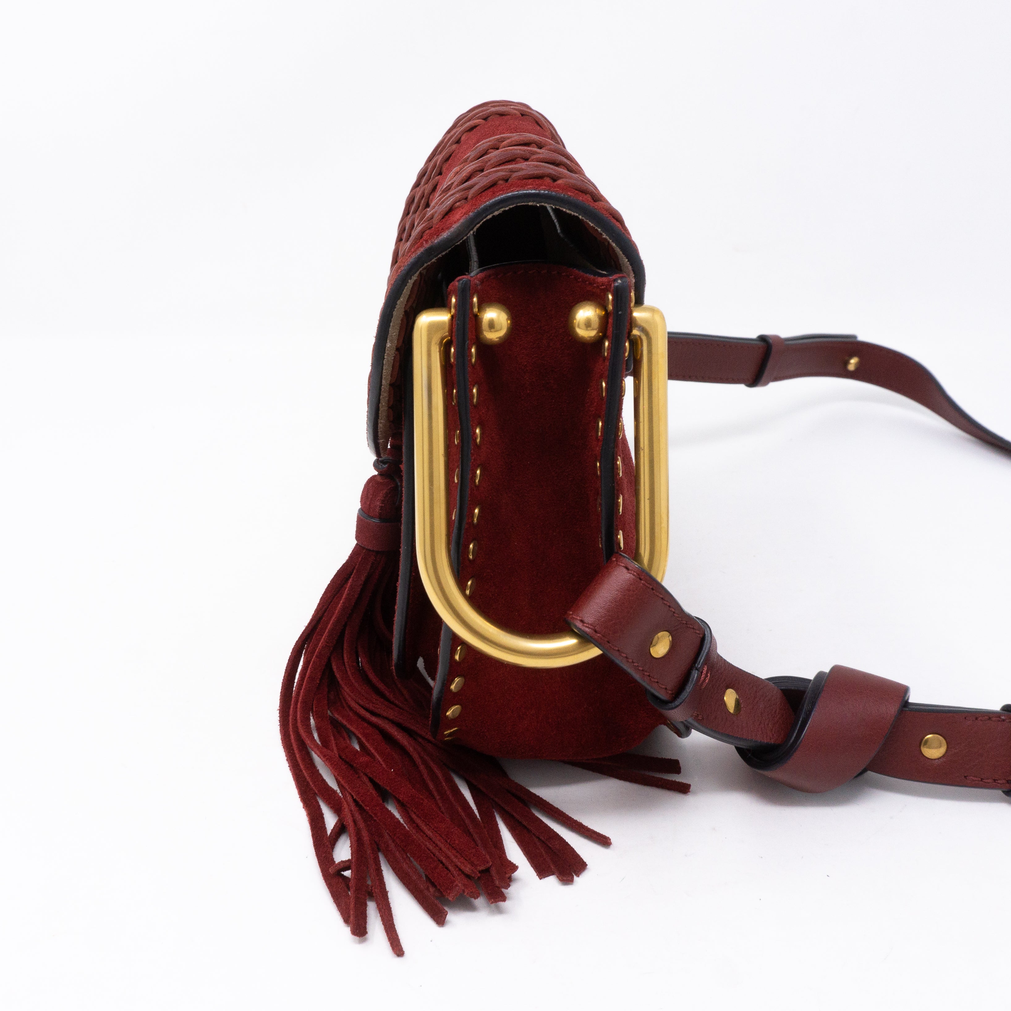 Hudson Mini Red Suede