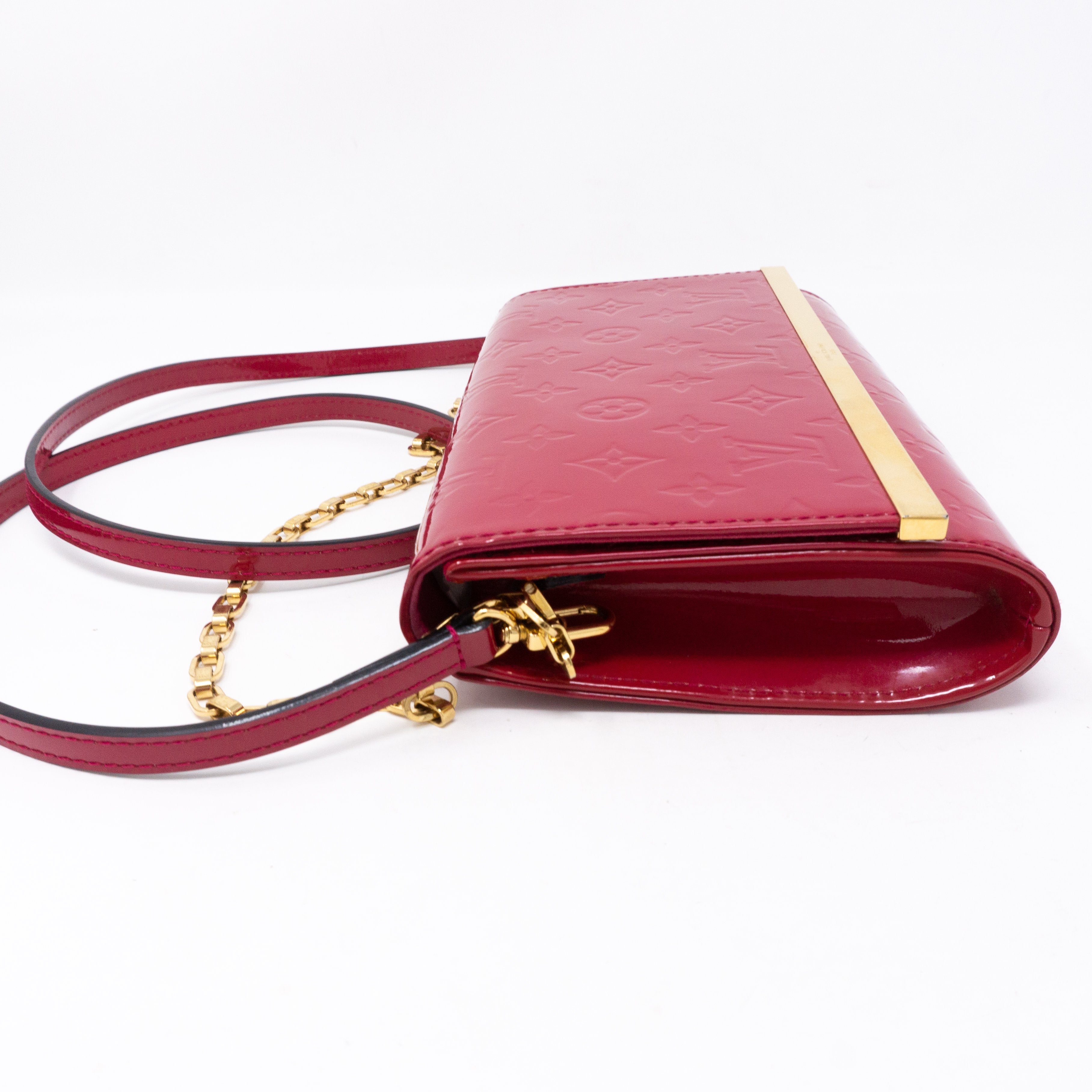Ana Clutch Vernis Indian Rose