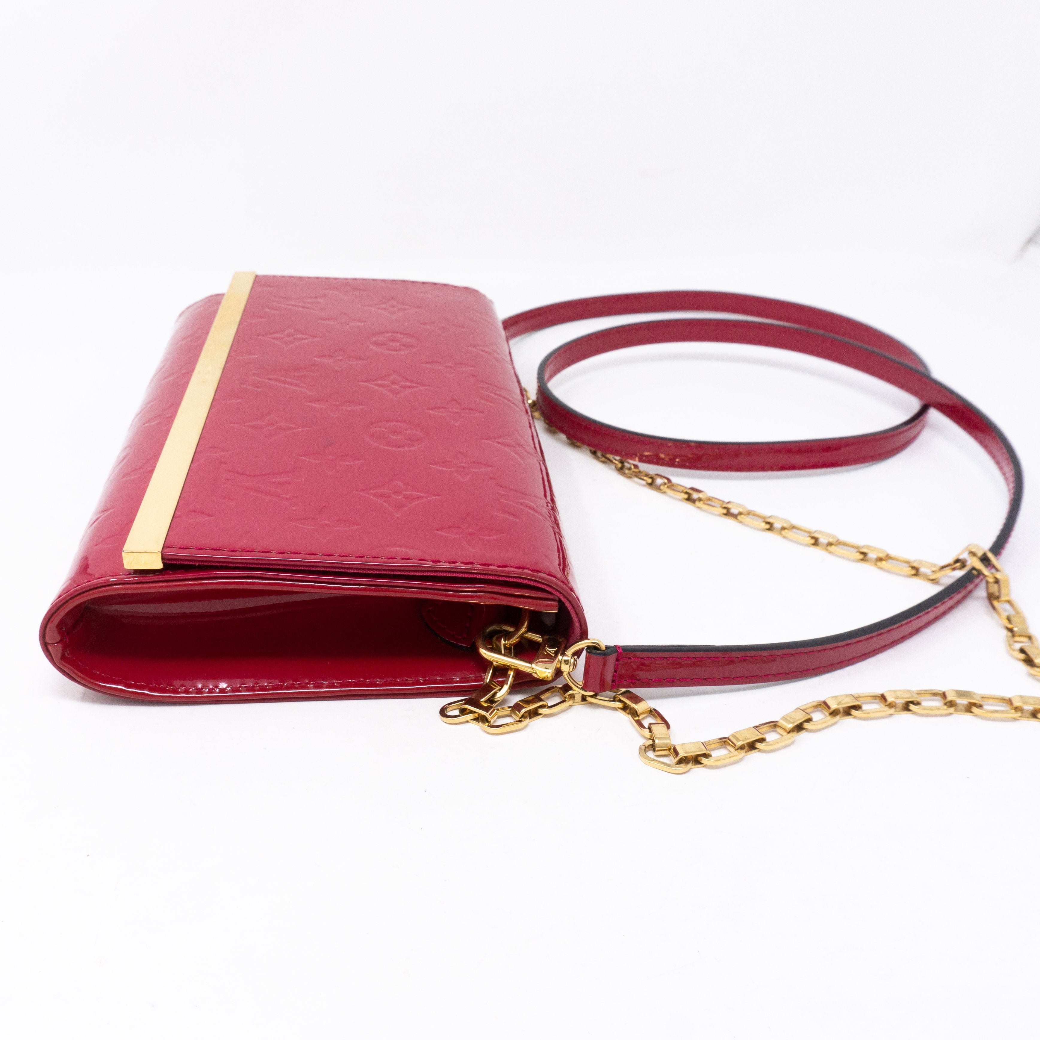 Ana Clutch Vernis Indian Rose