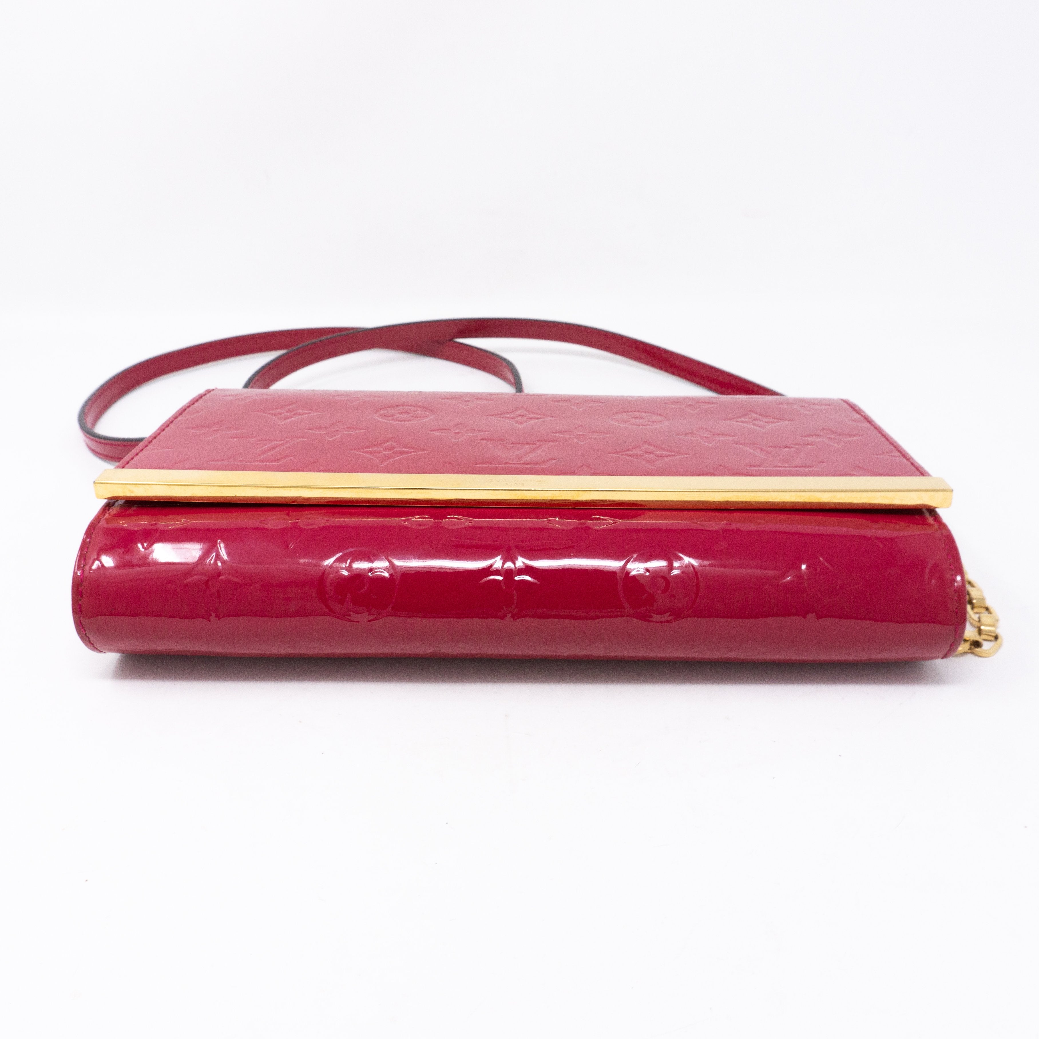 Ana Clutch Vernis Indian Rose