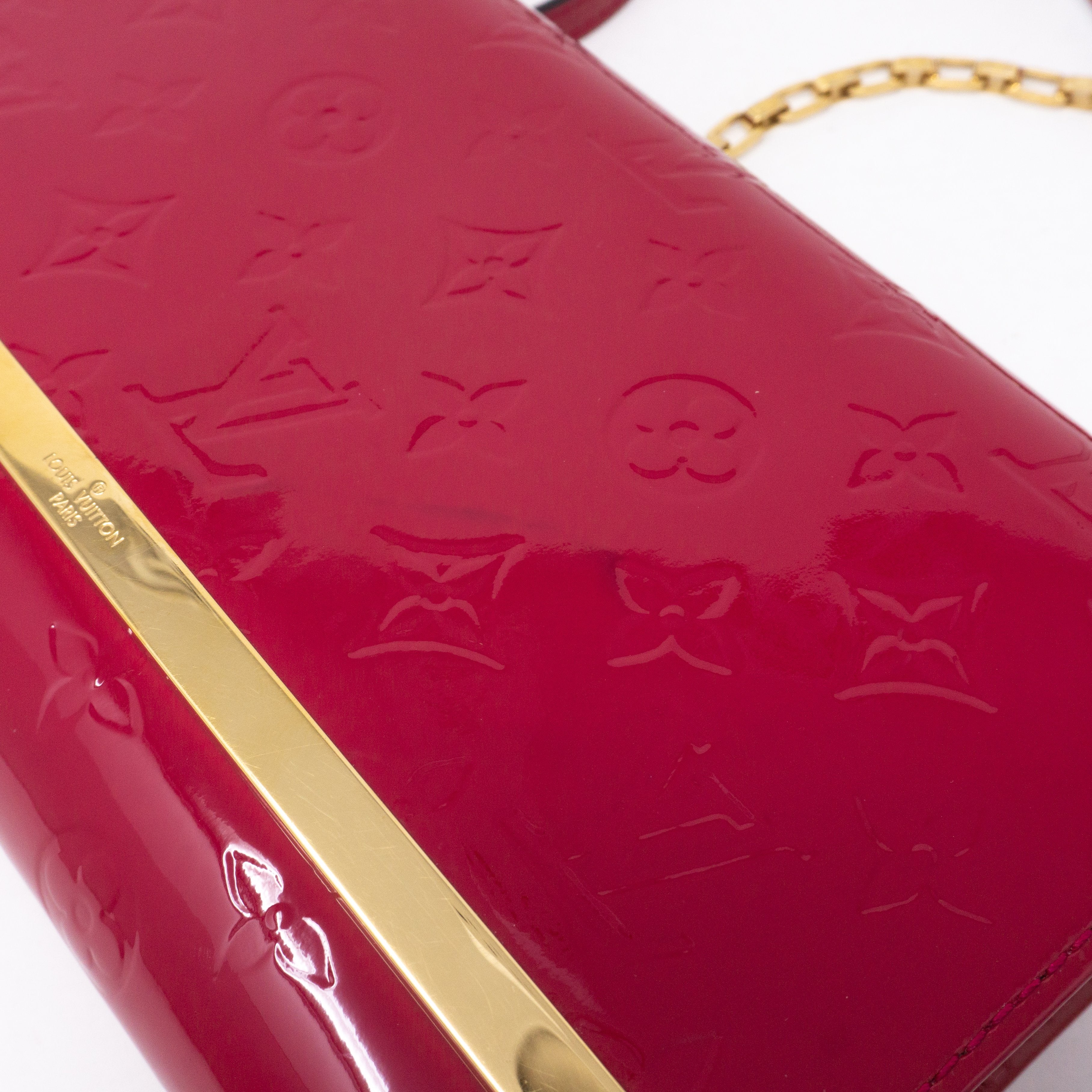 Ana Clutch Vernis Indian Rose