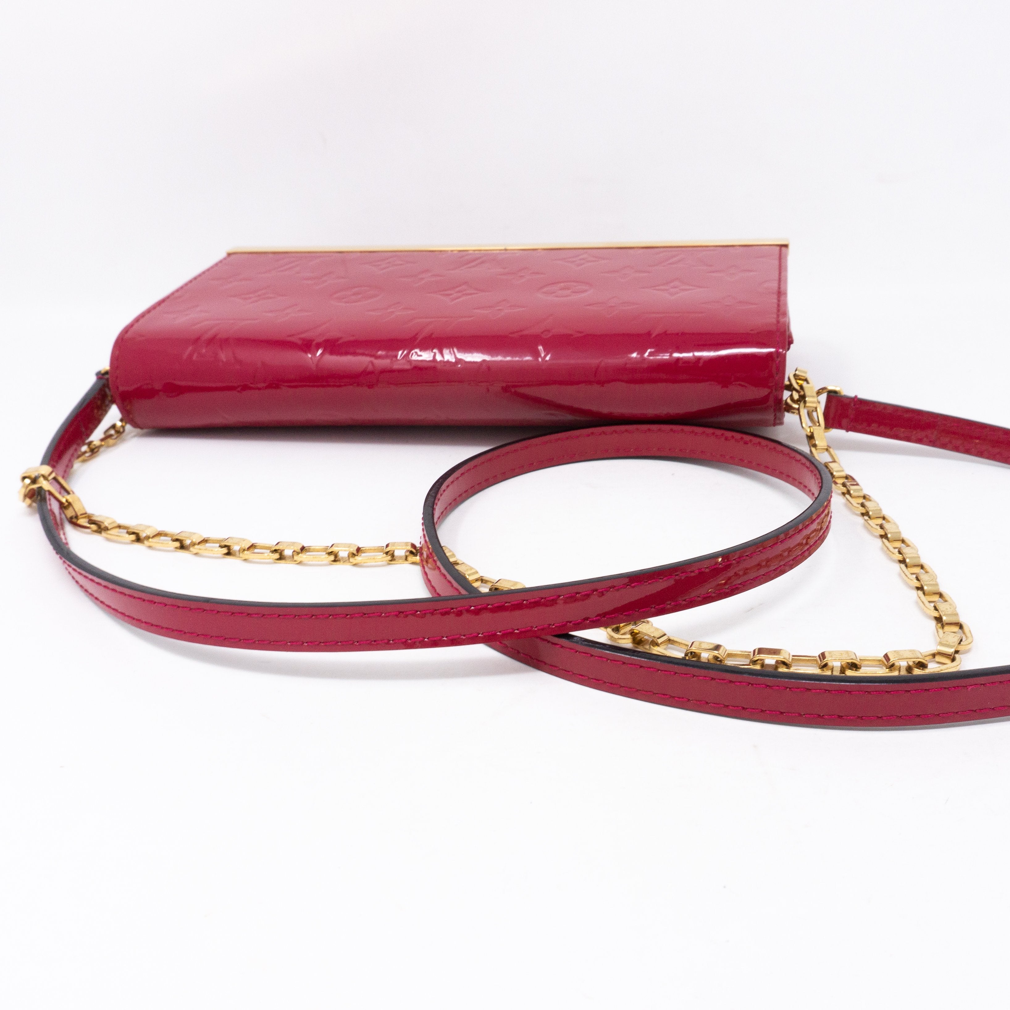 Ana Clutch Vernis Indian Rose