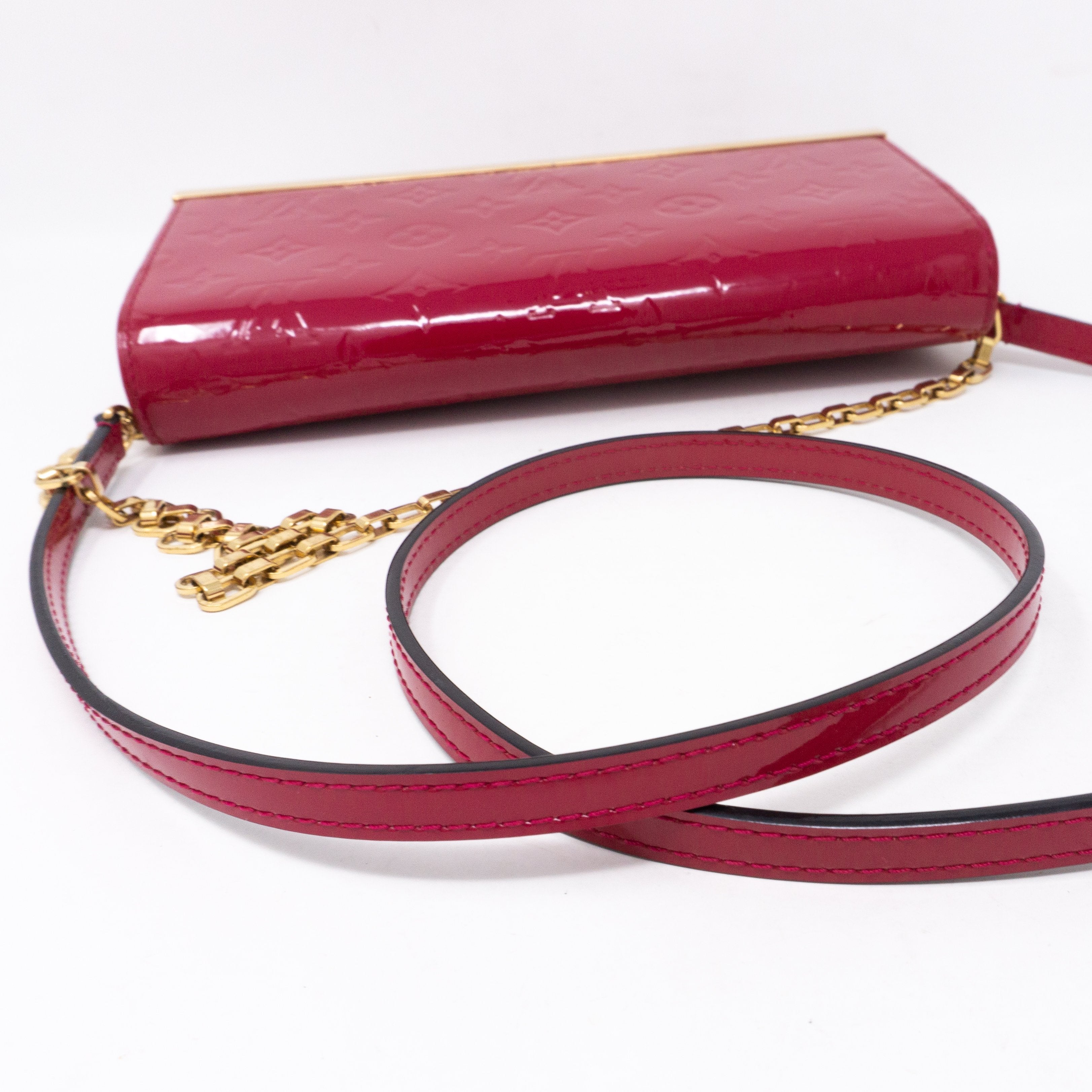 Ana Clutch Vernis Indian Rose