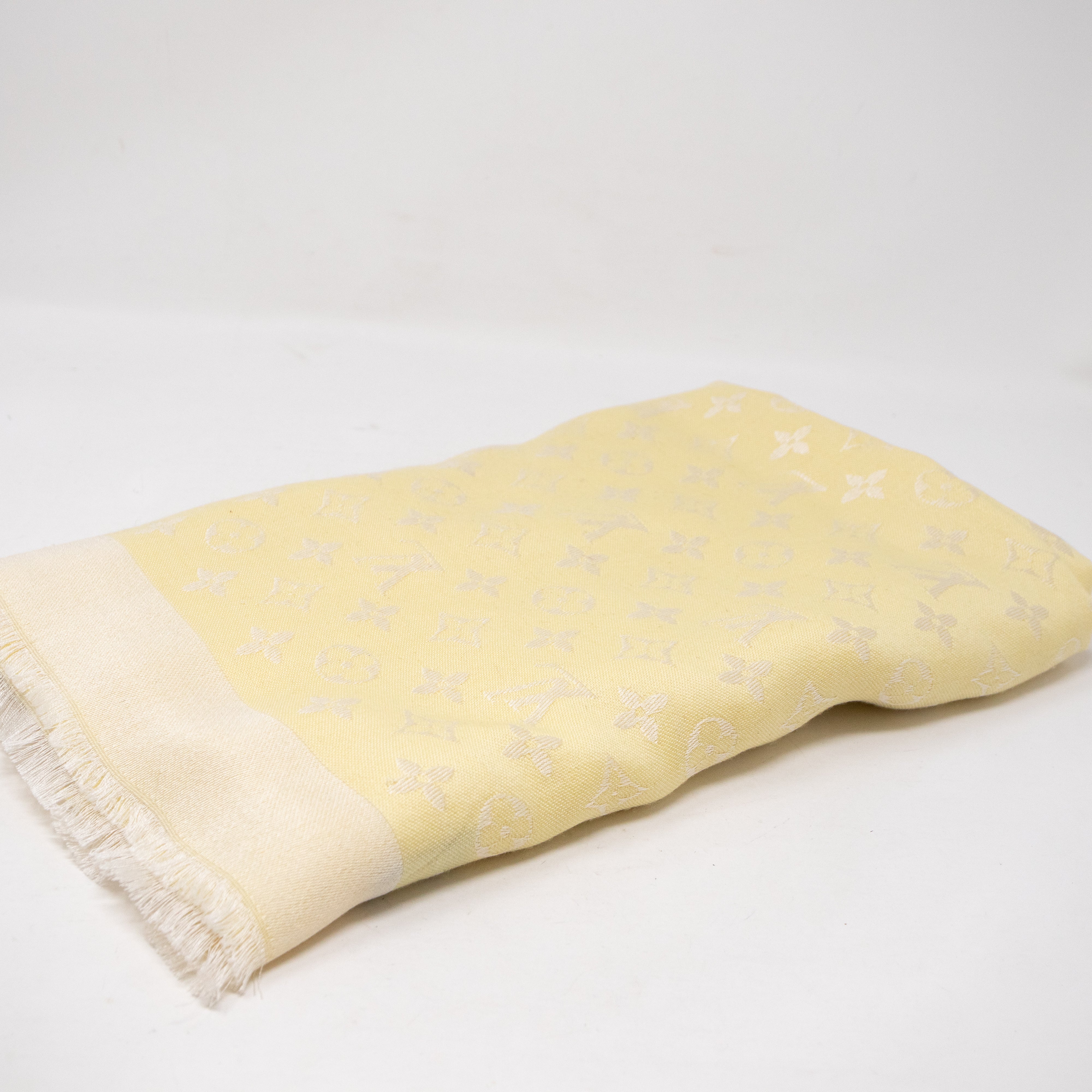 Monogram Shawl Yellow
