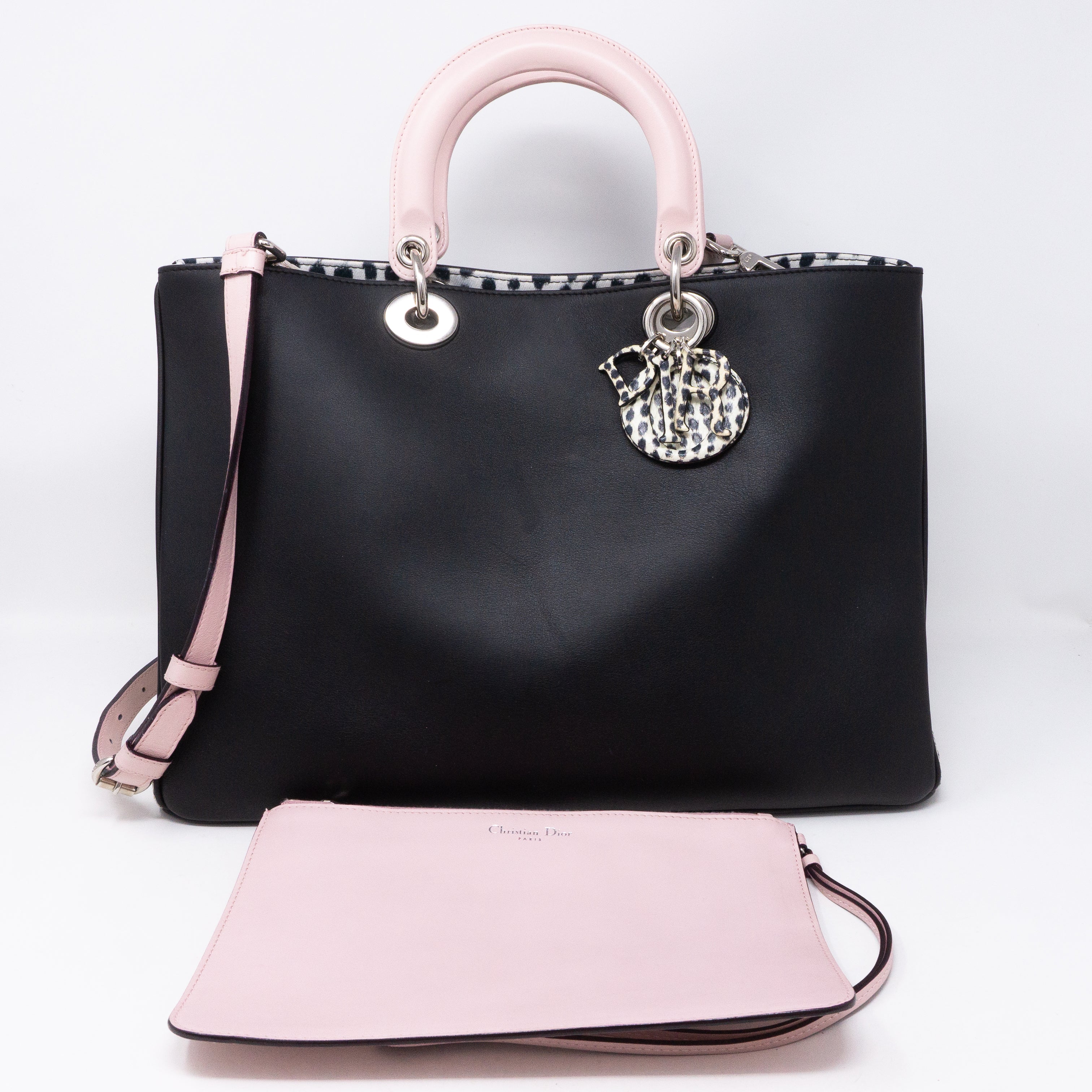 Diorissimo Black & Pink Leather with Python