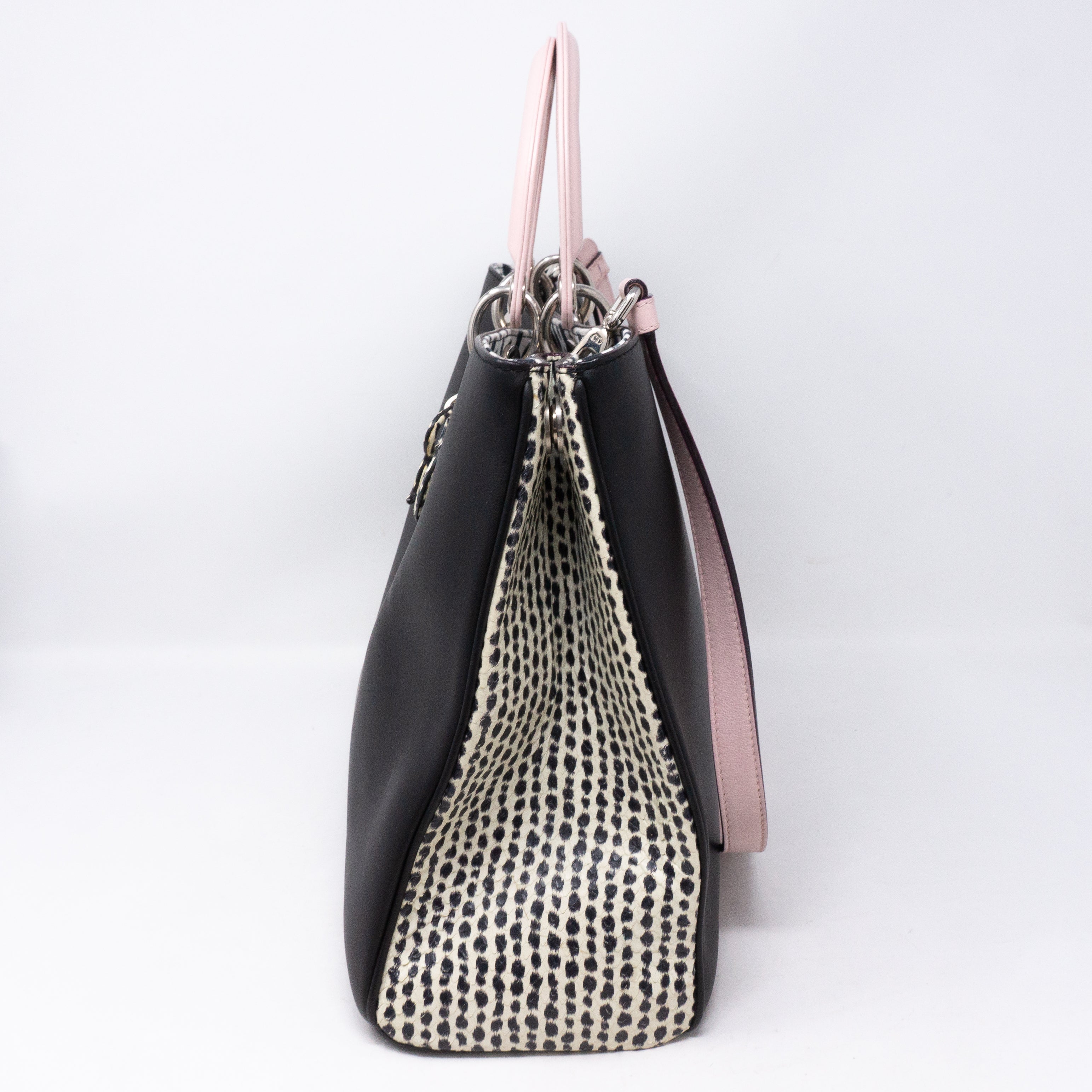 Diorissimo Black & Pink Leather with Python