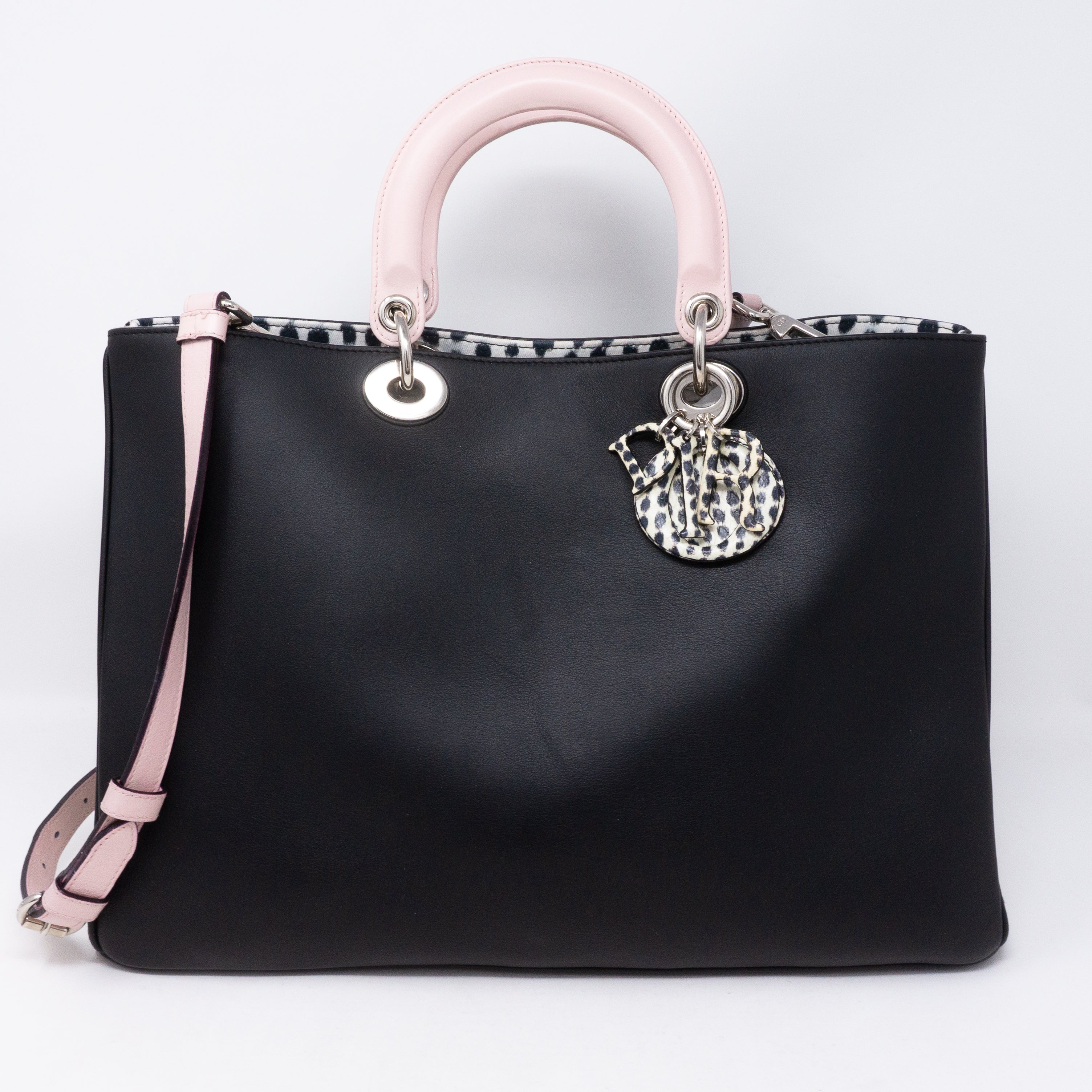 Diorissimo Black & Pink Leather with Python