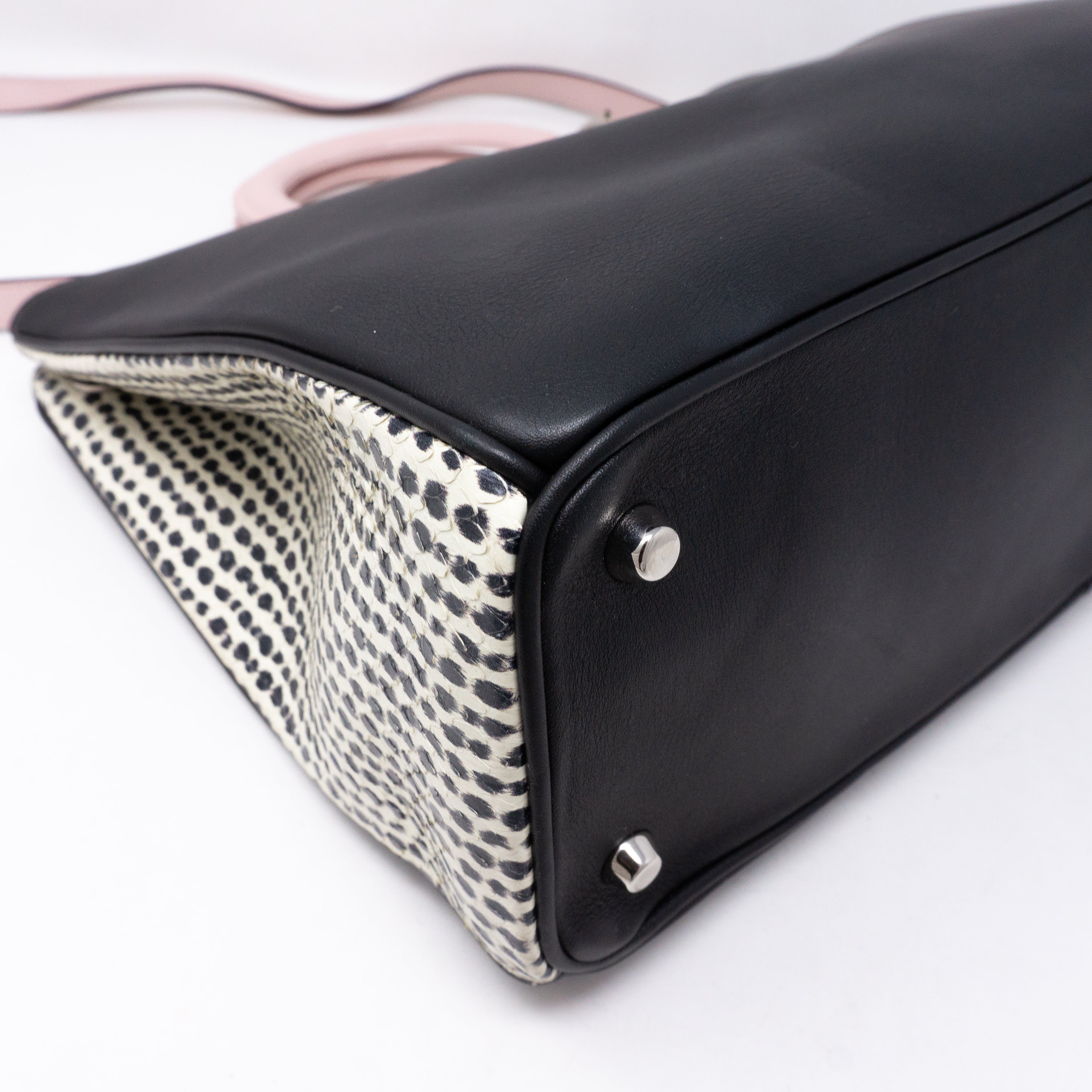 Diorissimo Black & Pink Leather with Python
