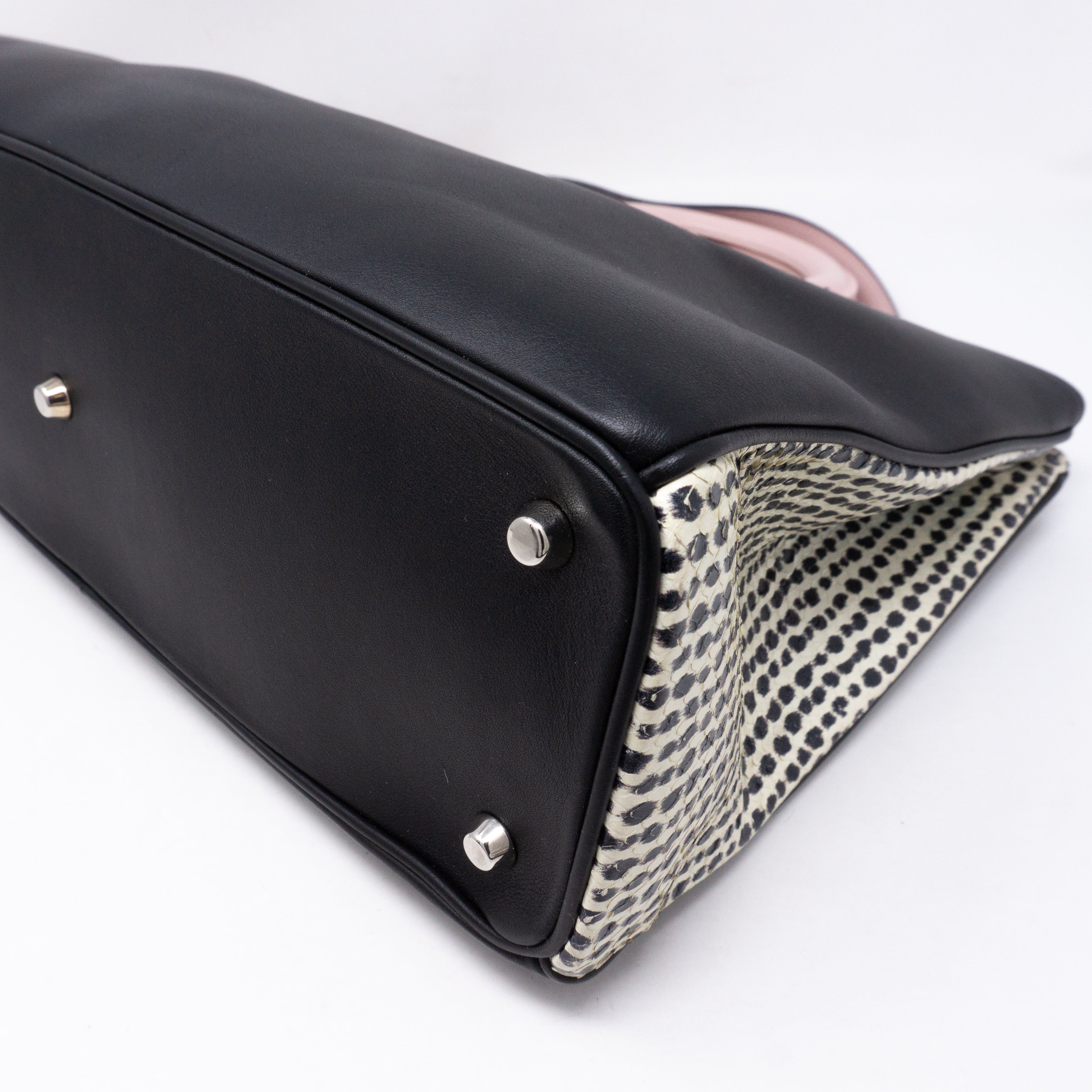 Diorissimo Black & Pink Leather with Python