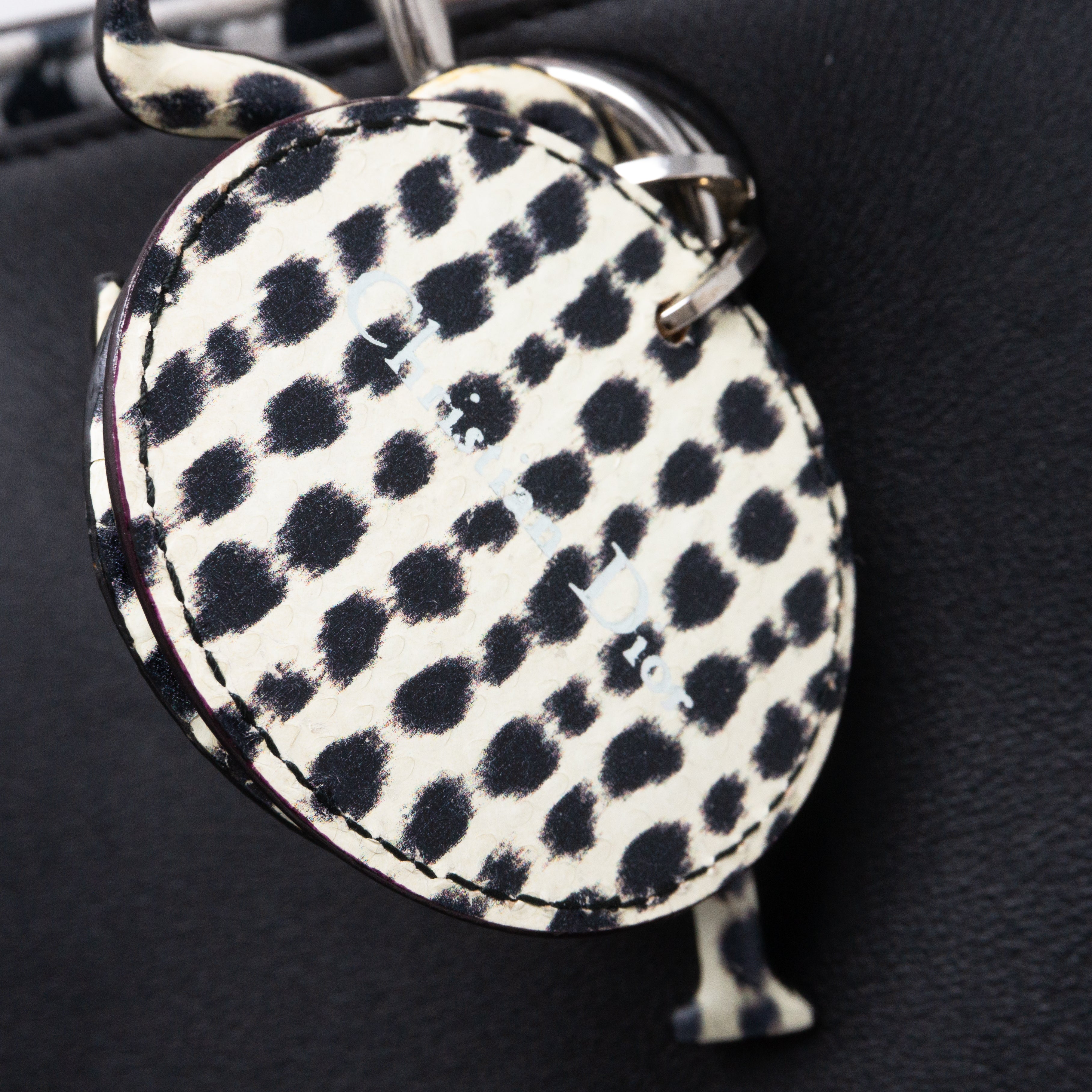 Diorissimo Black & Pink Leather with Python