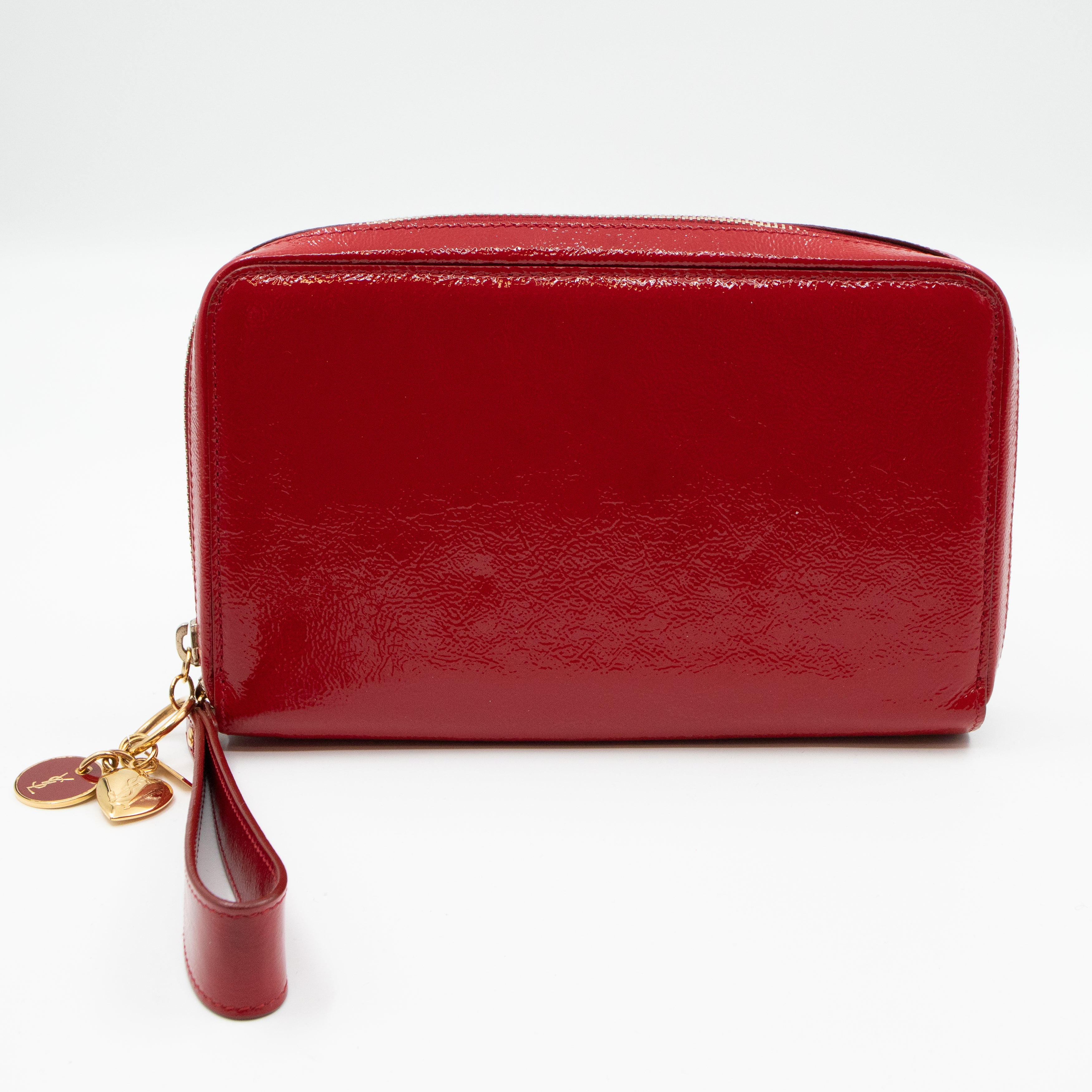 Pochette Charms Red Patent Leather