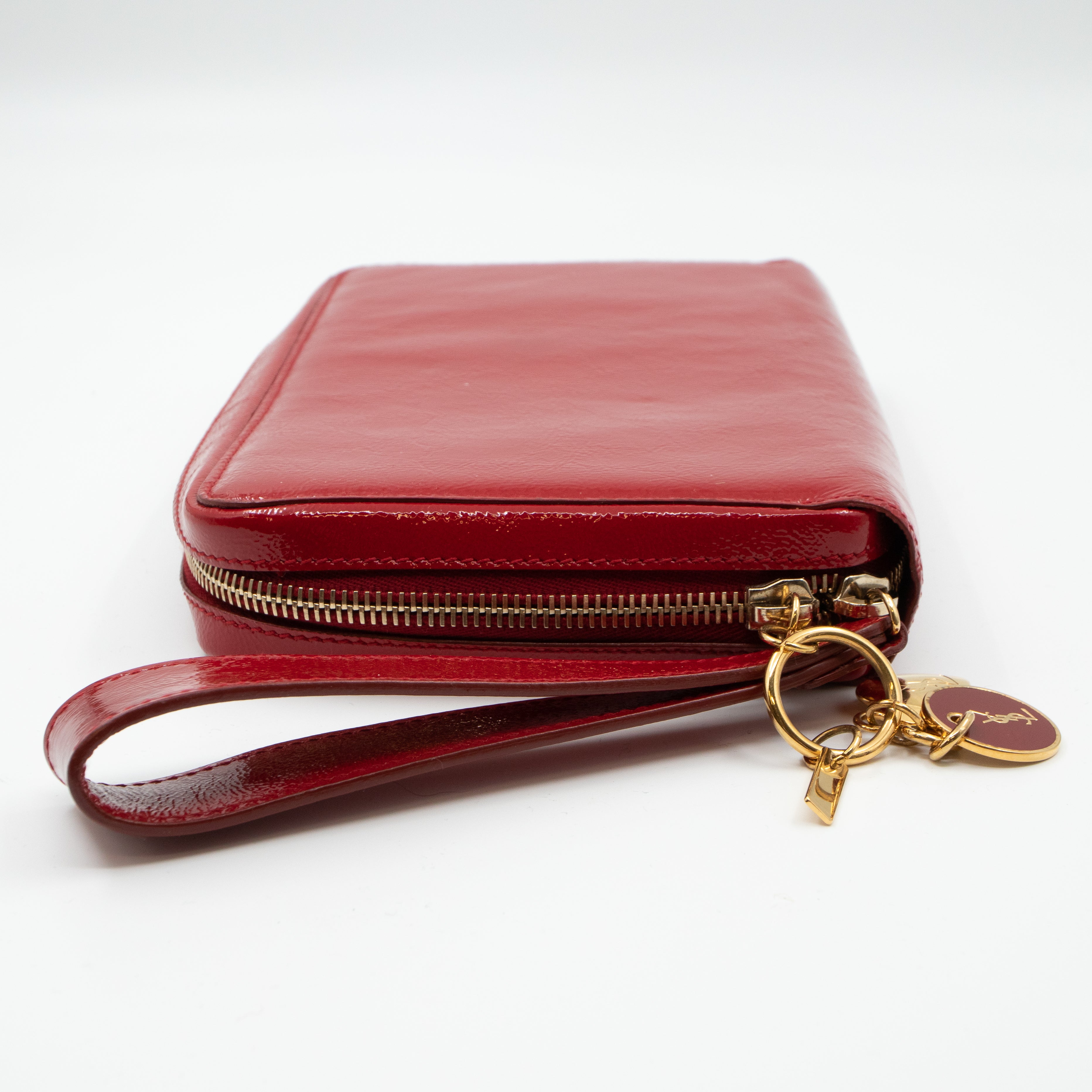 Pochette Charms Red Patent Leather