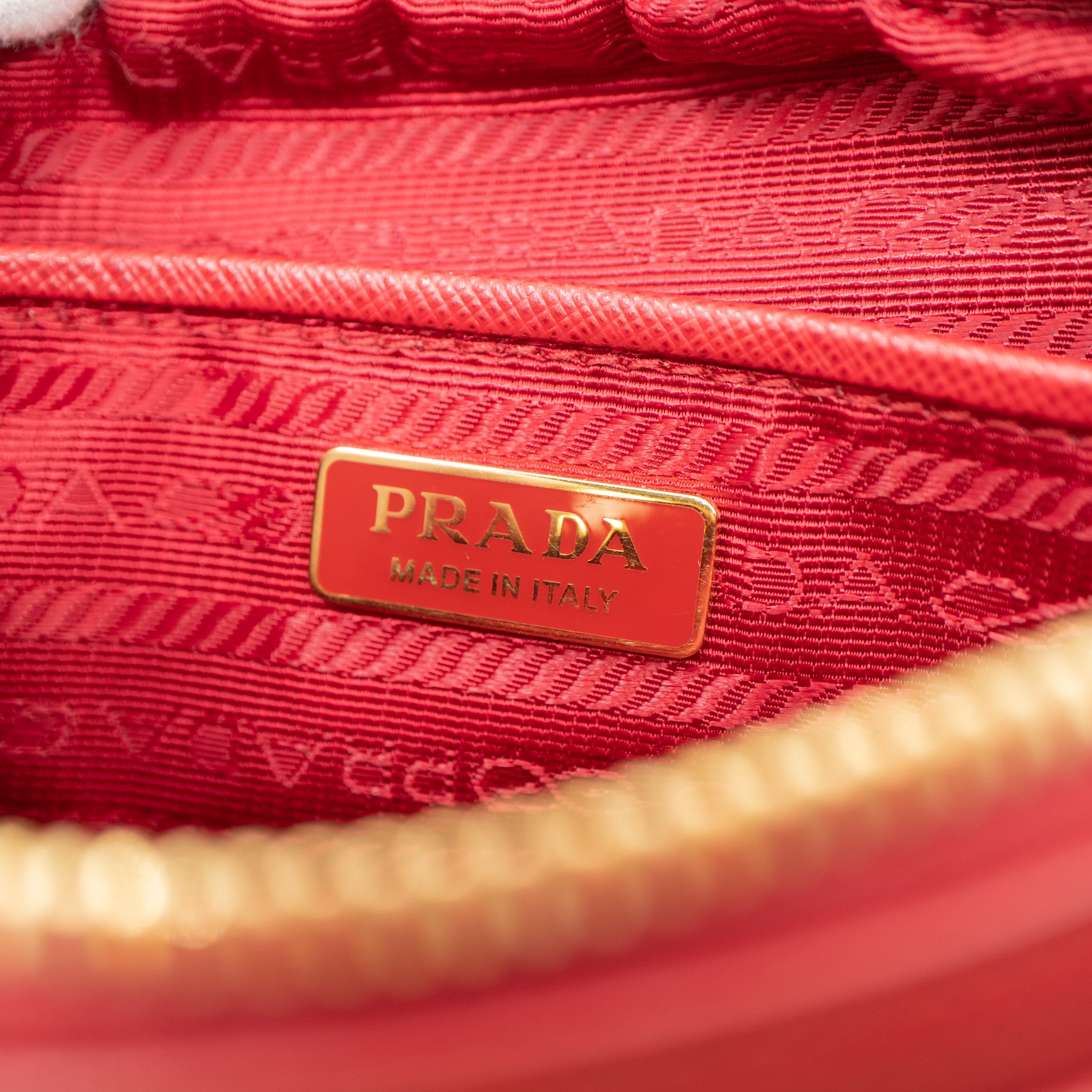 Camera Bag Red Leather