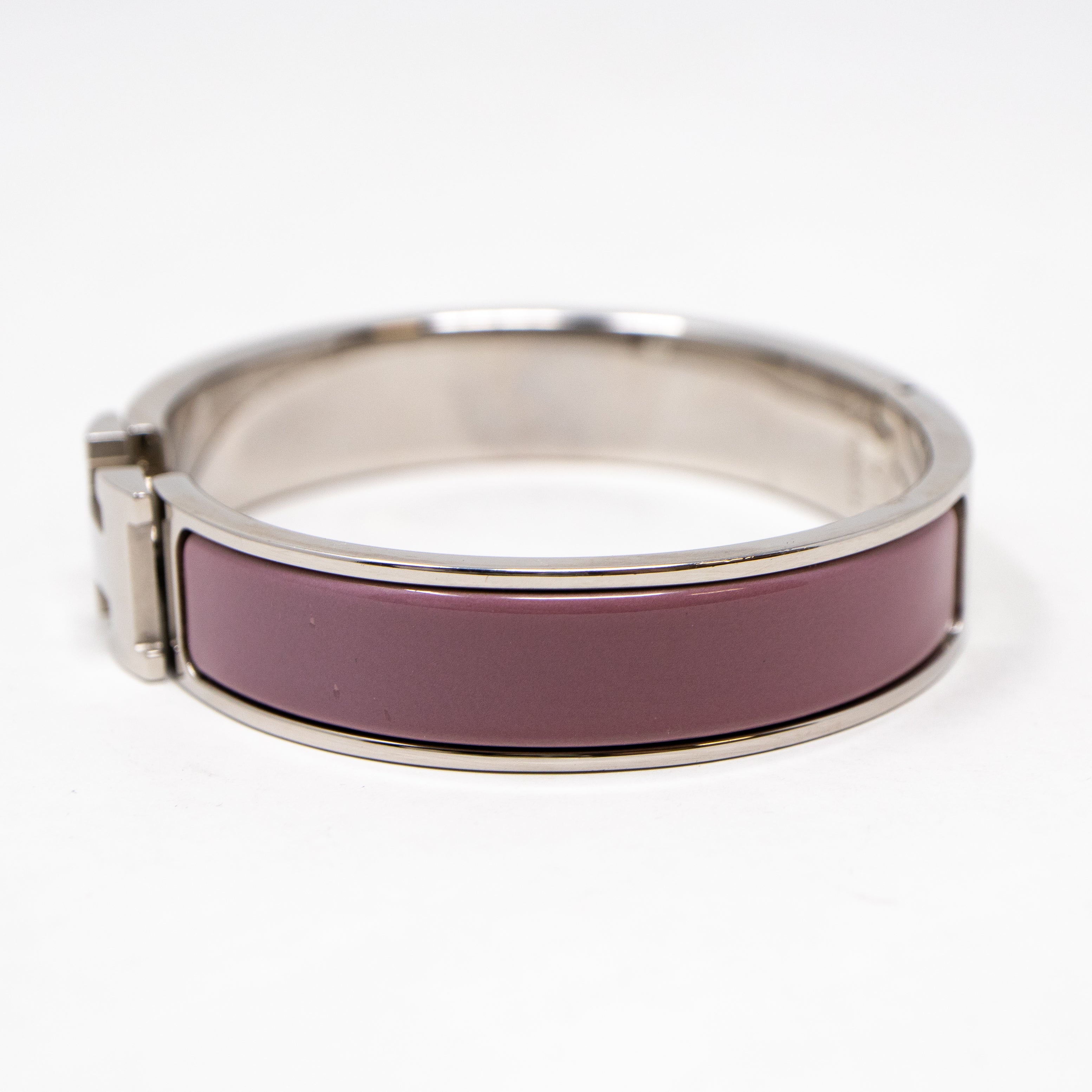 Clic H Bracelet Narrow Lilac Silver