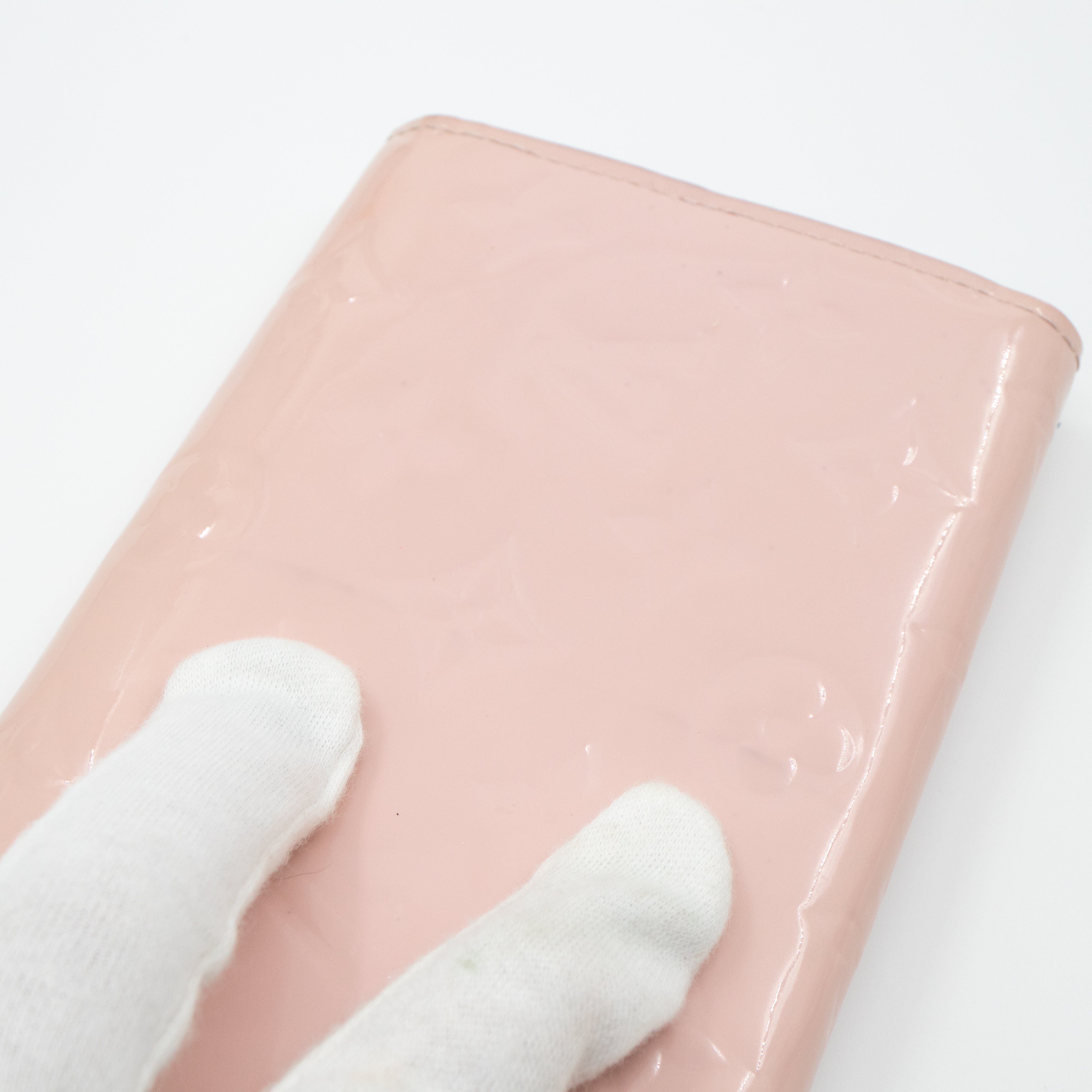 Sarah Compact Wallet Vernis Rose Ballerine