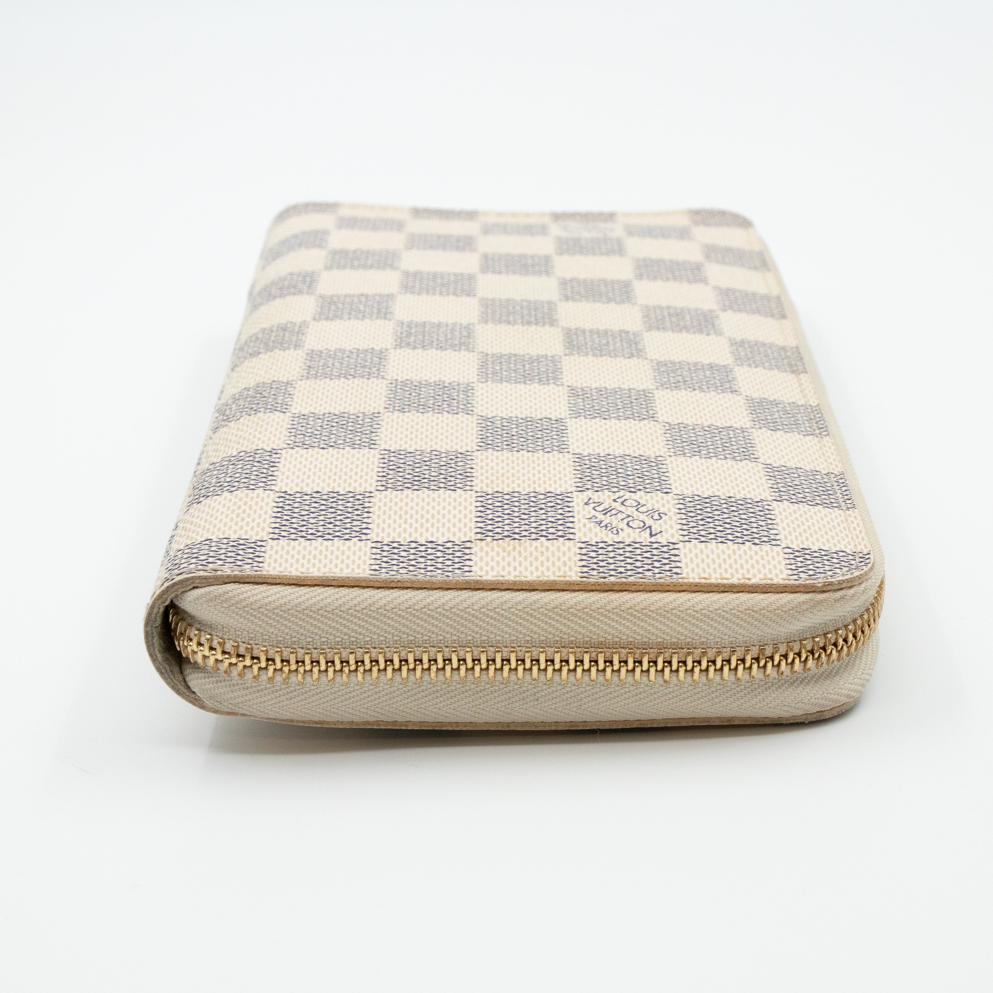 Zippy Organizer Wallet Damier Azur