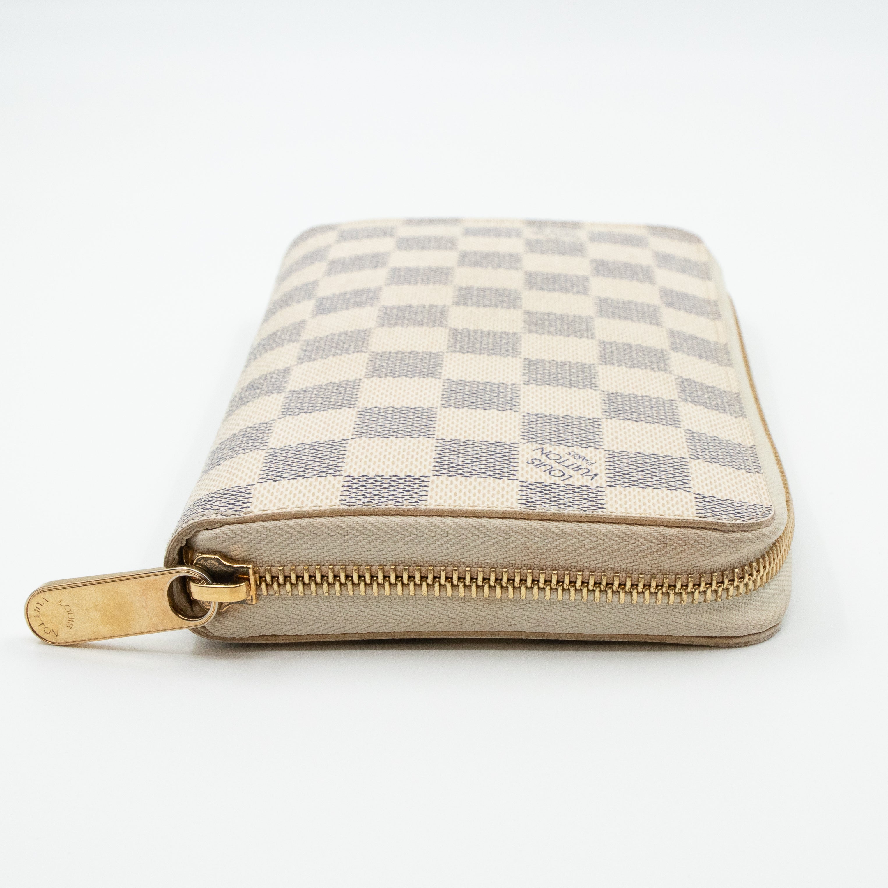 Zippy Organizer Wallet Damier Azur