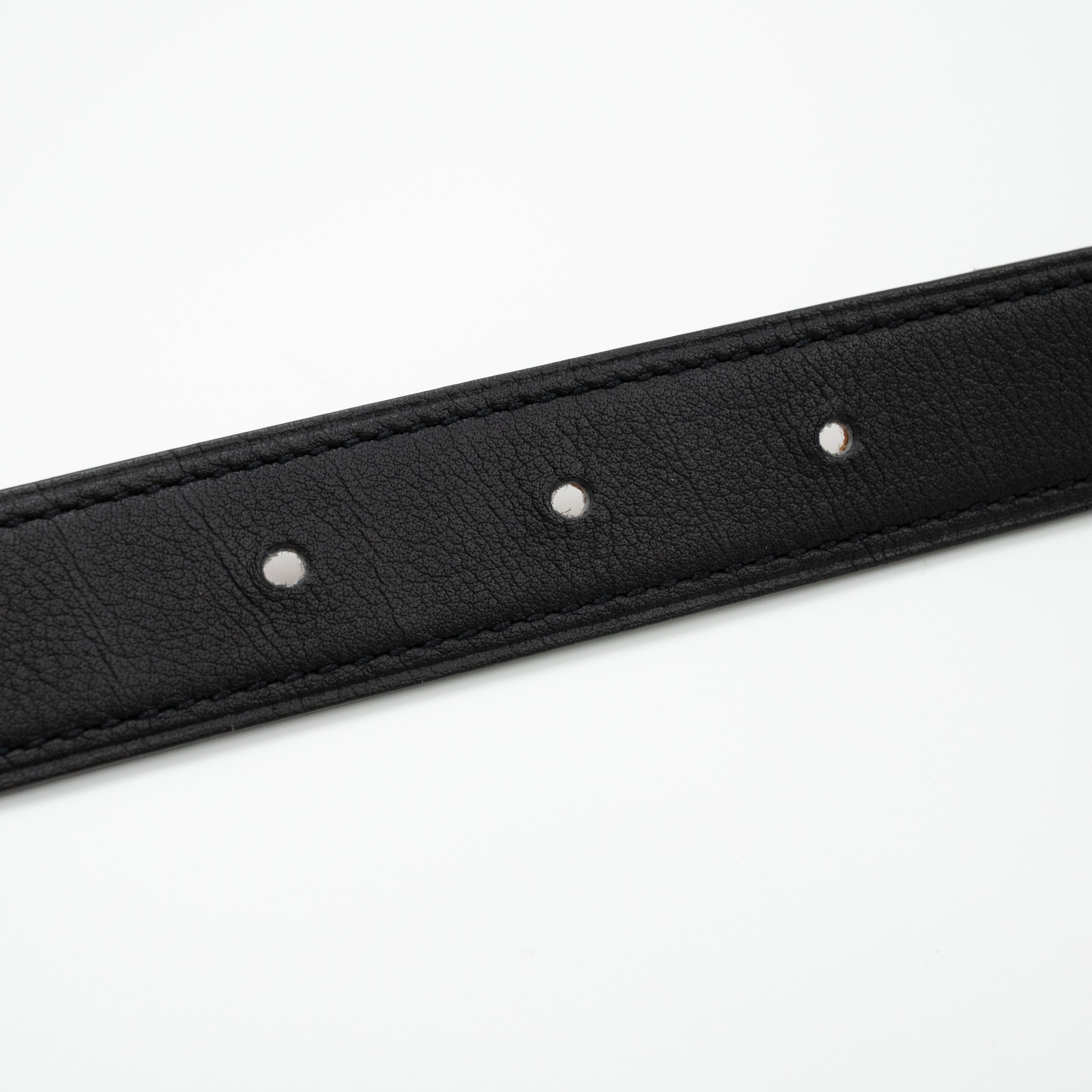 Mini Constance Buckle & Reversible Leather Belt 75