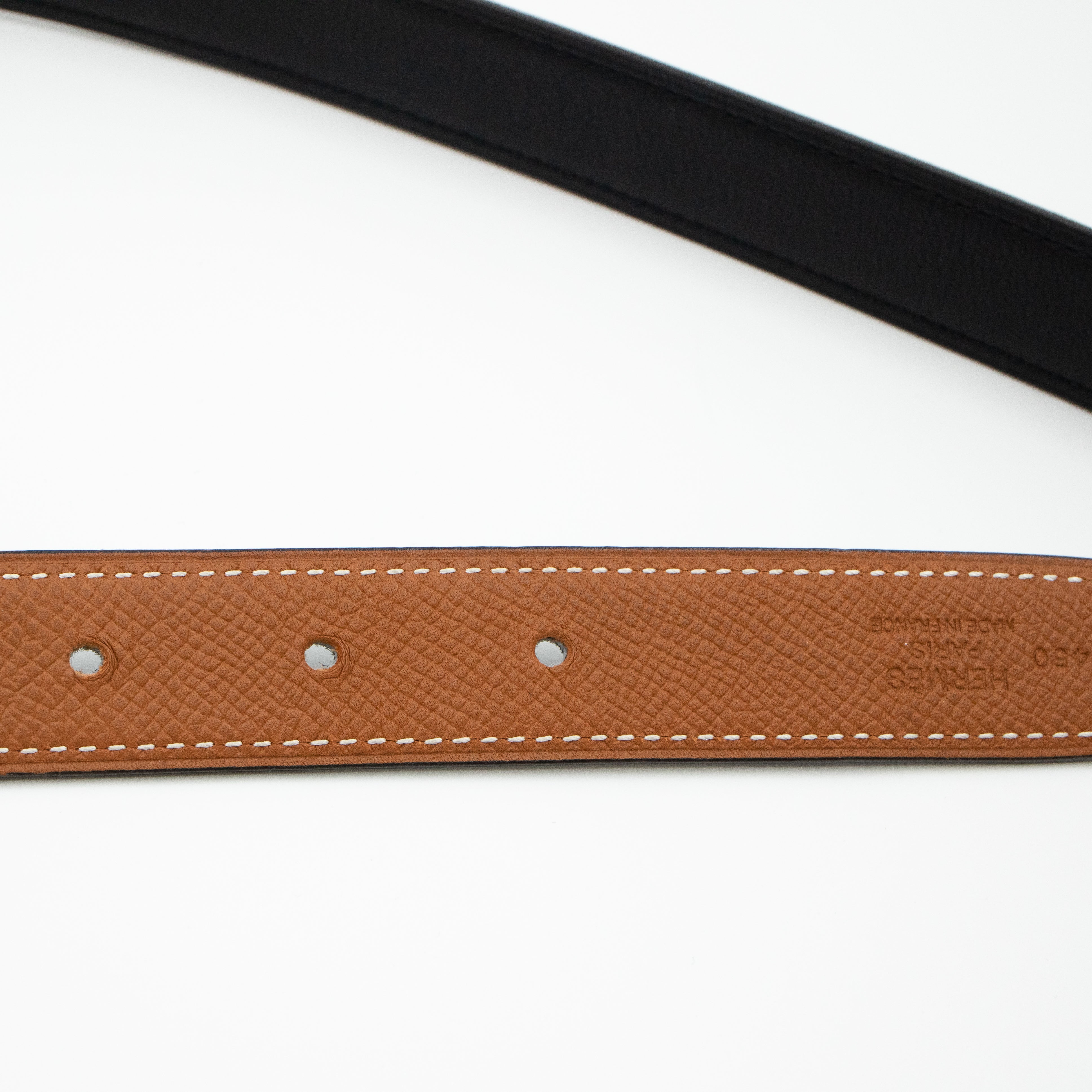 Mini Constance Buckle & Reversible Leather Belt 75