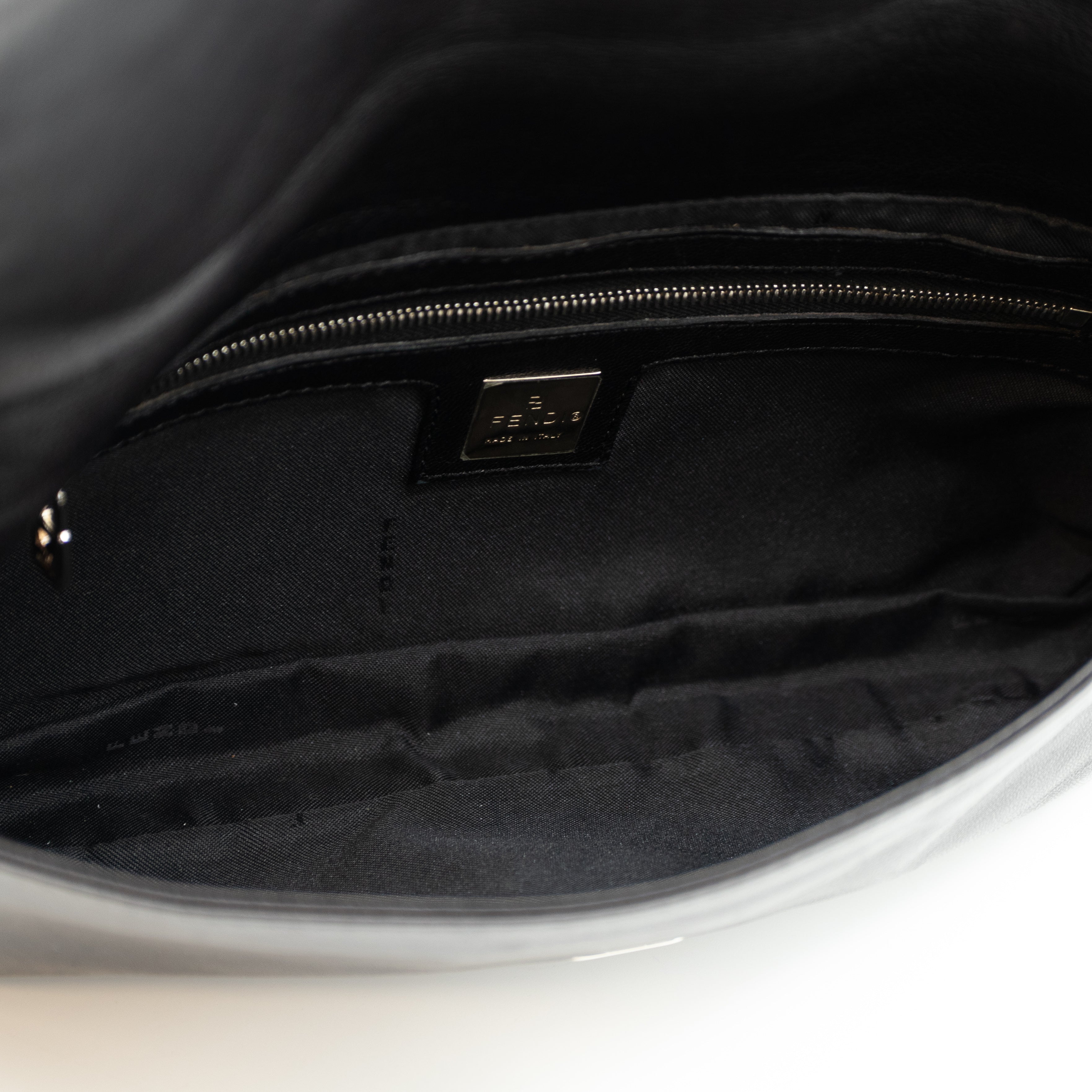 Baguette Black Leather