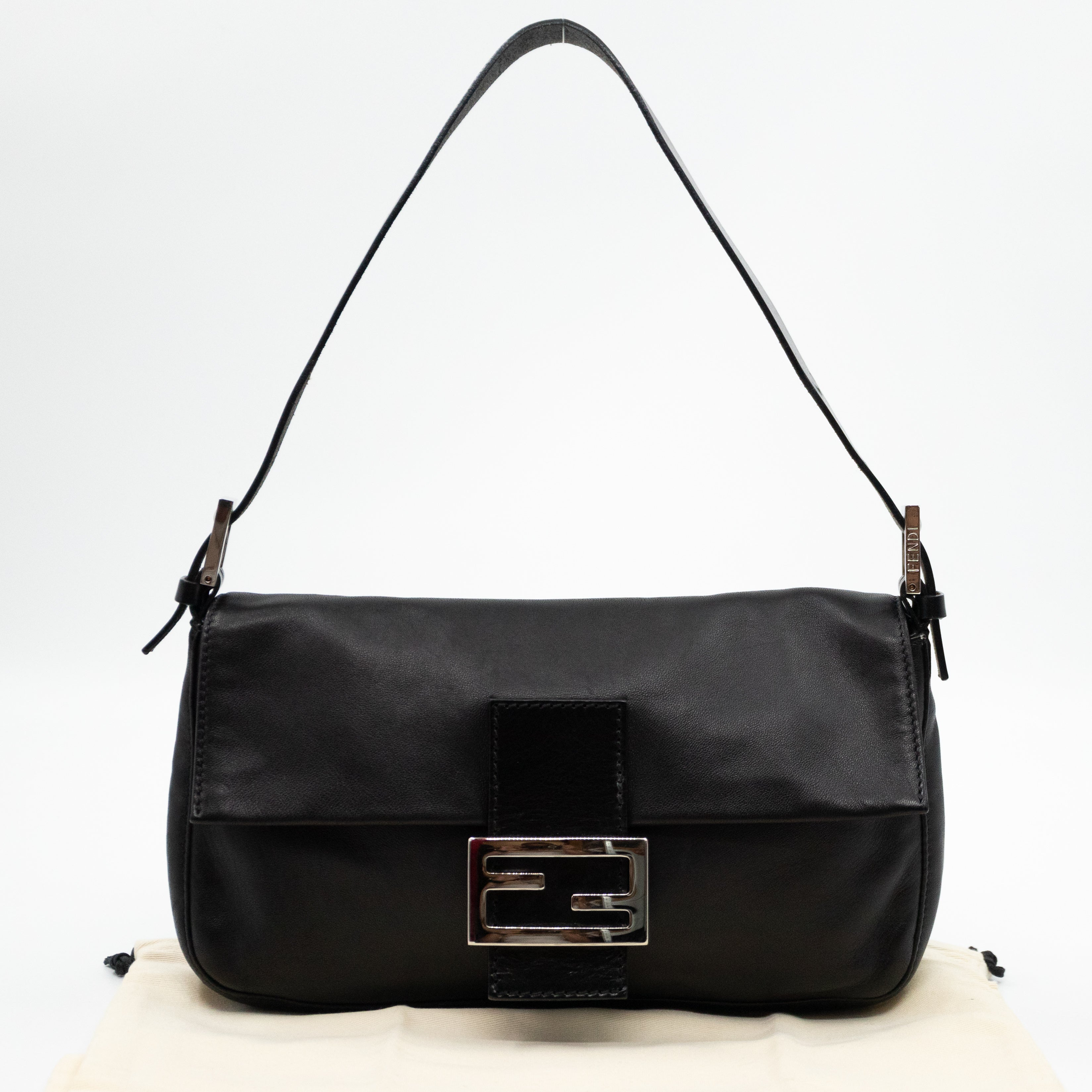 Baguette Black Leather
