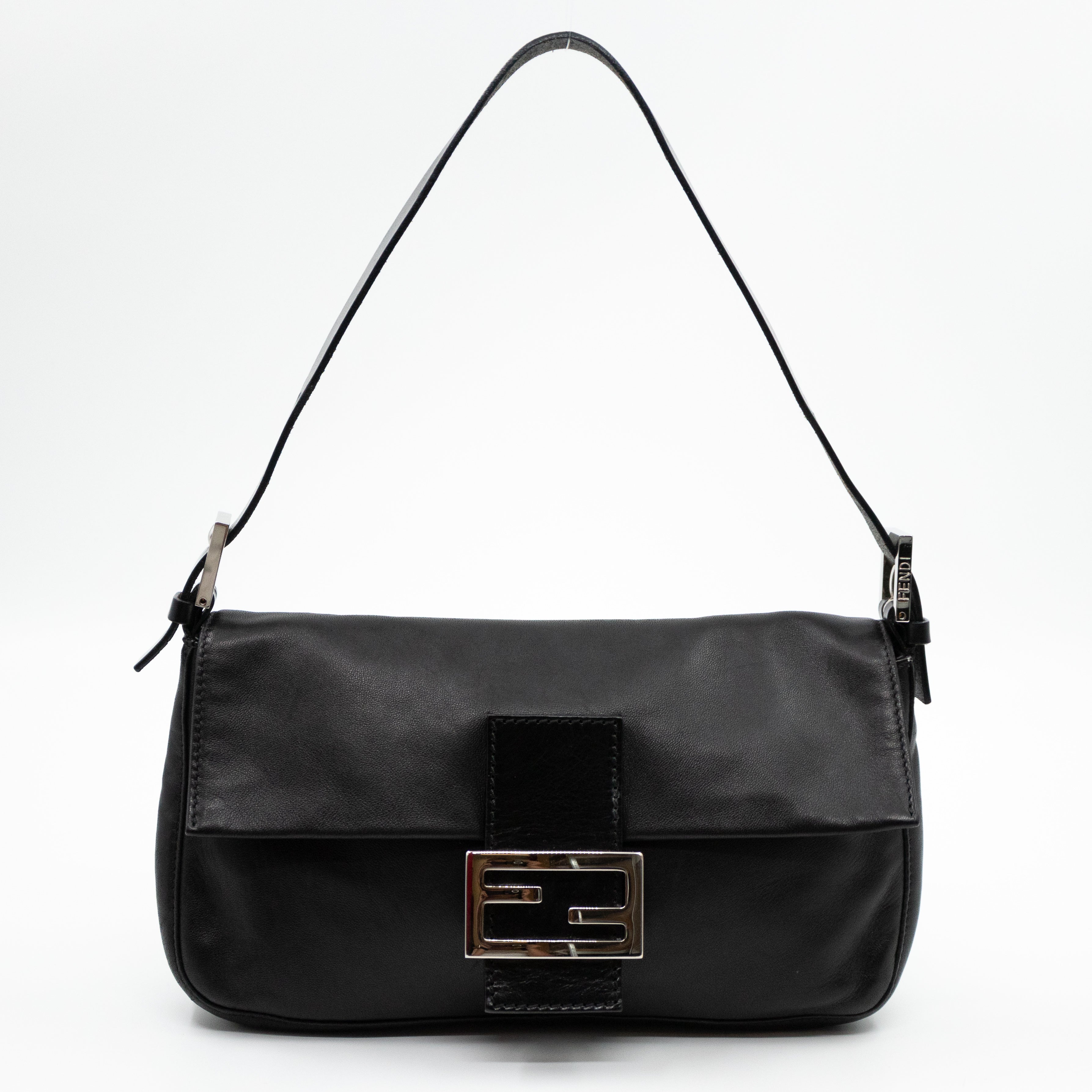 Baguette Black Leather