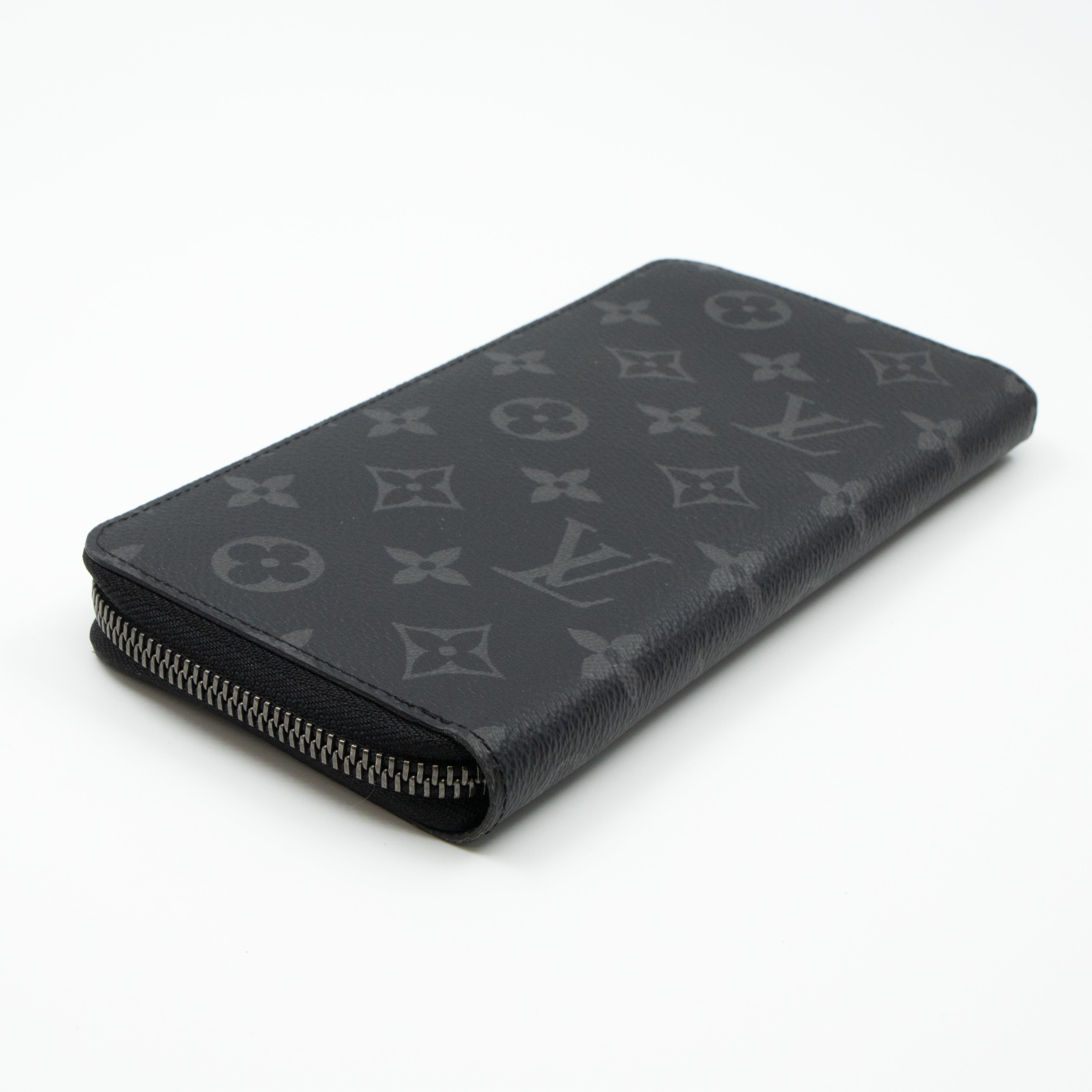 Zippy Vertical Wallet Monogram Eclipse
