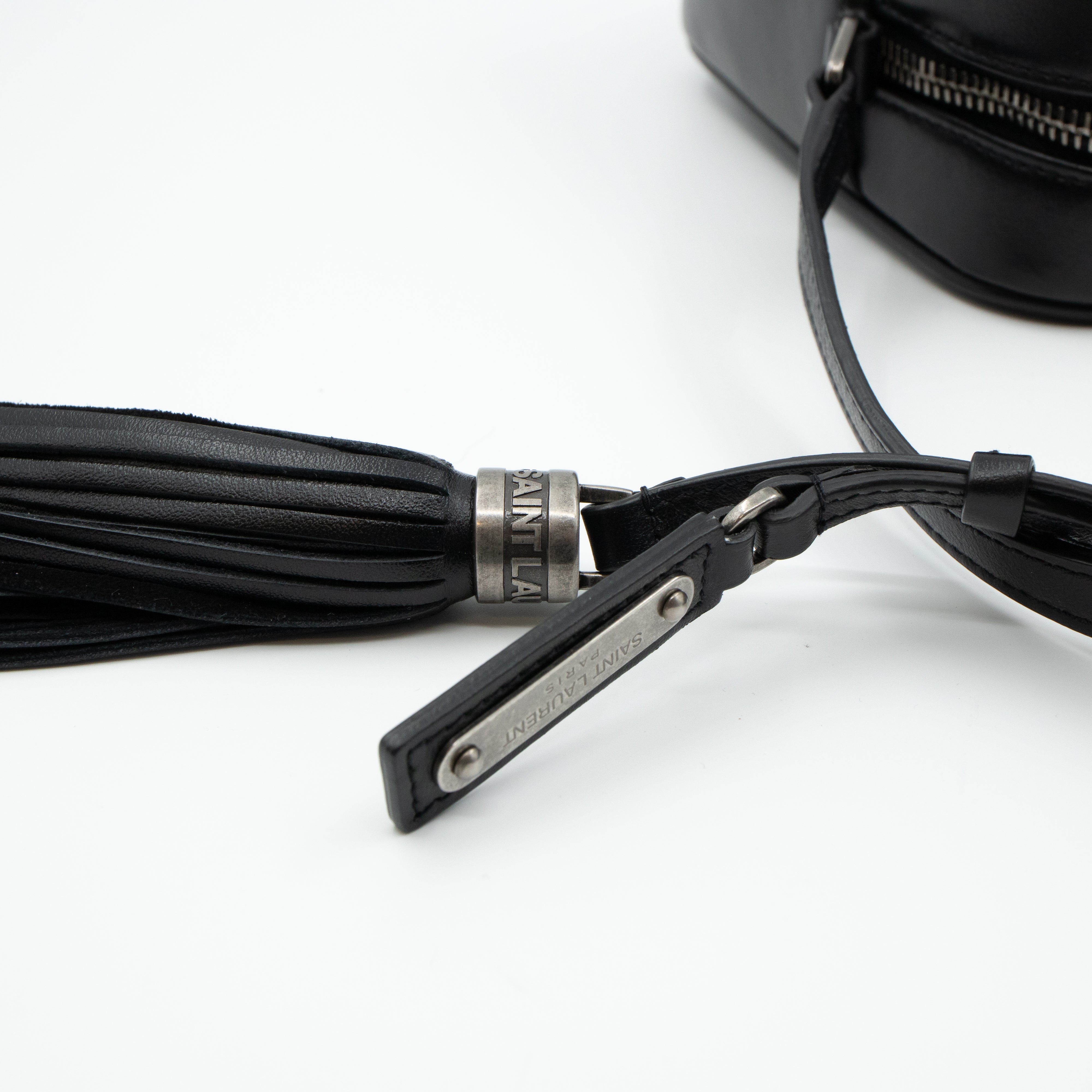 Monogram Lou Medium Crossbody Black Leather