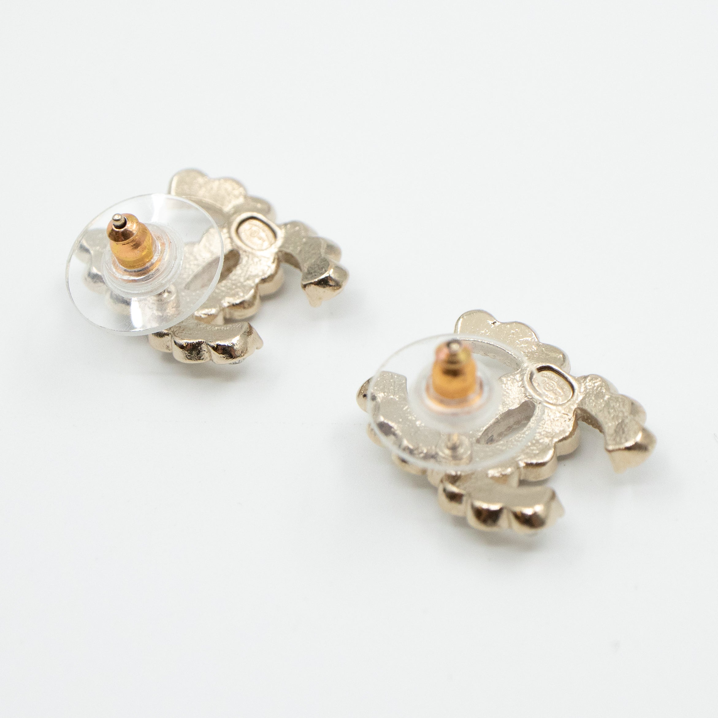 CC Crystal Earrings Light Gold