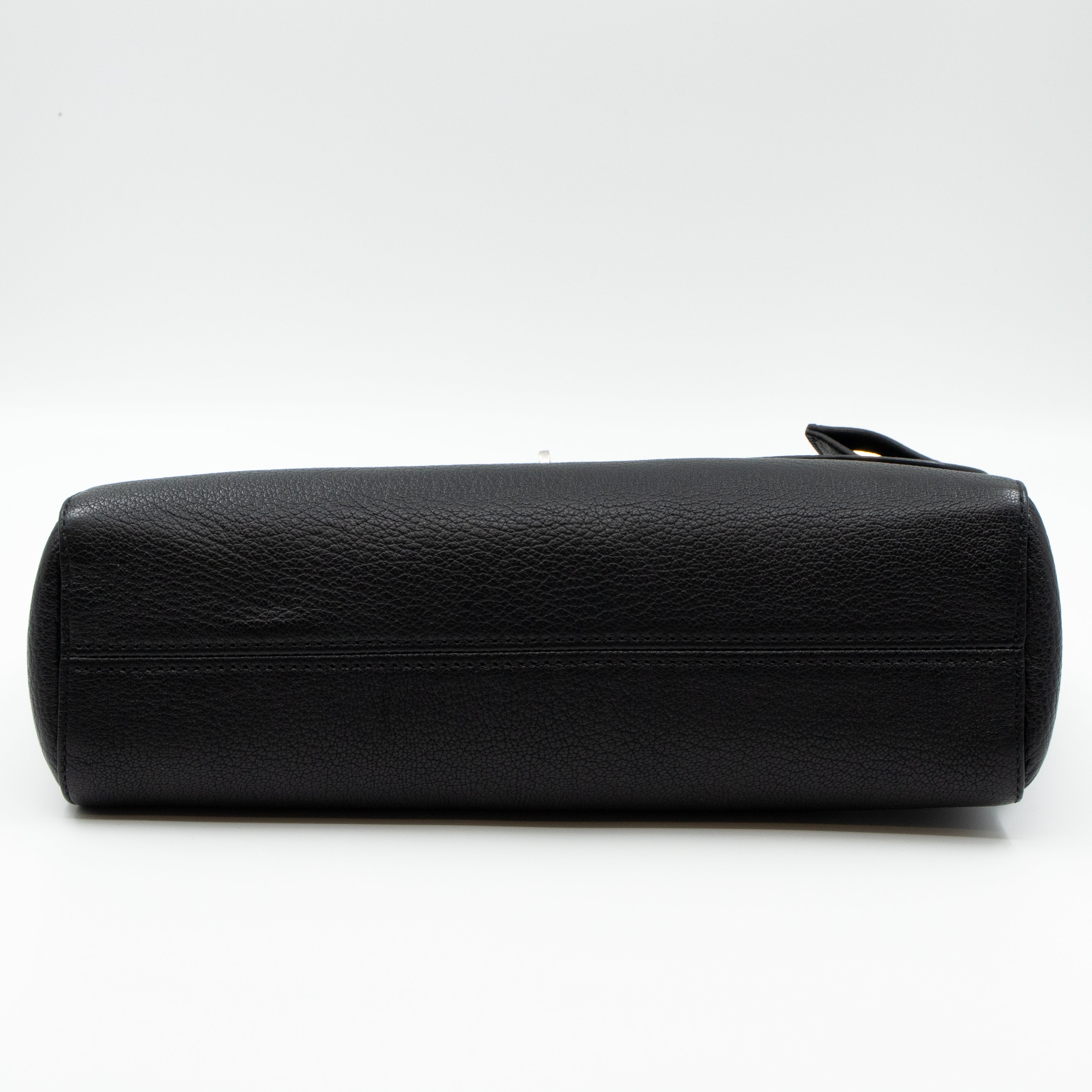 Lily Medium Black Leather