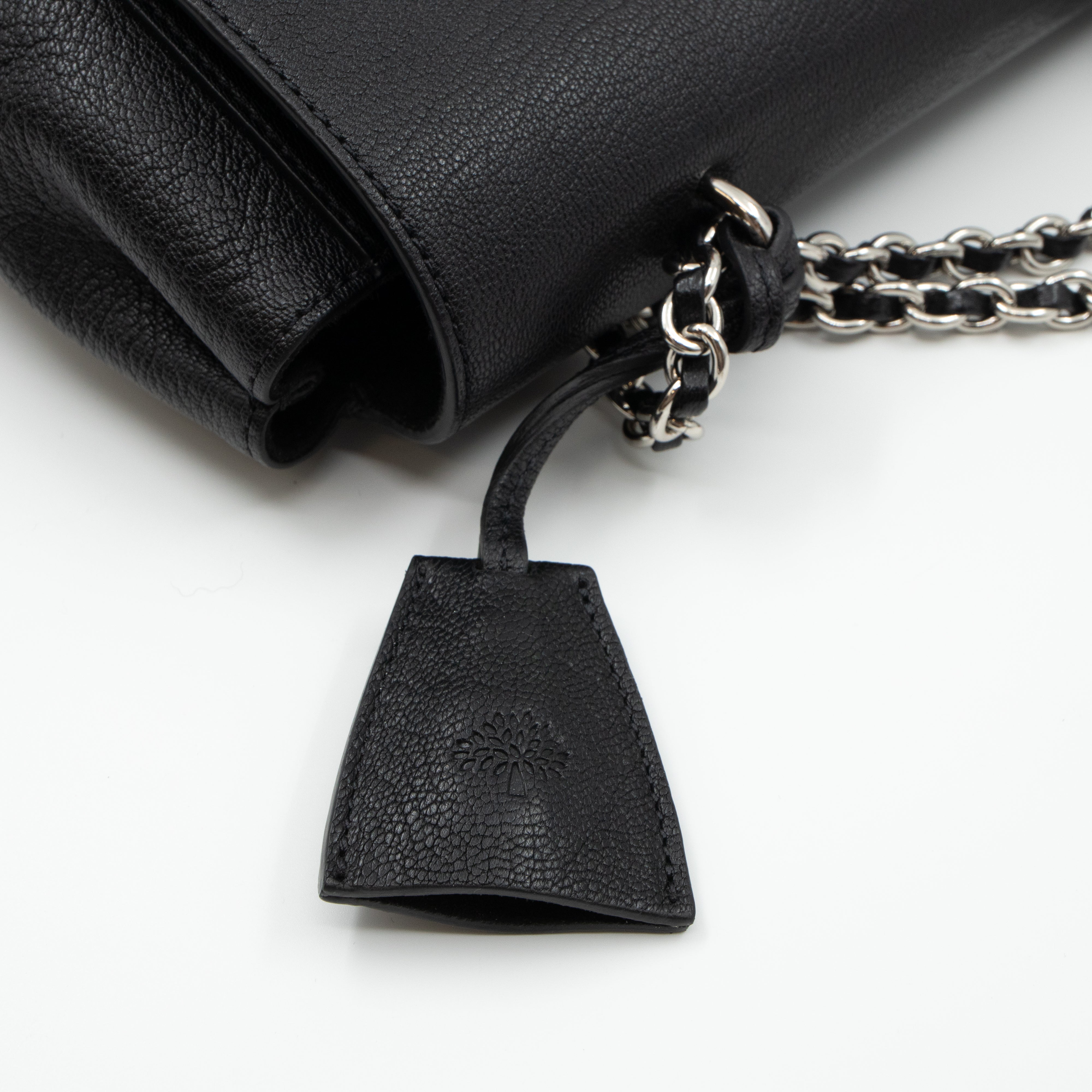 Lily Medium Black Leather