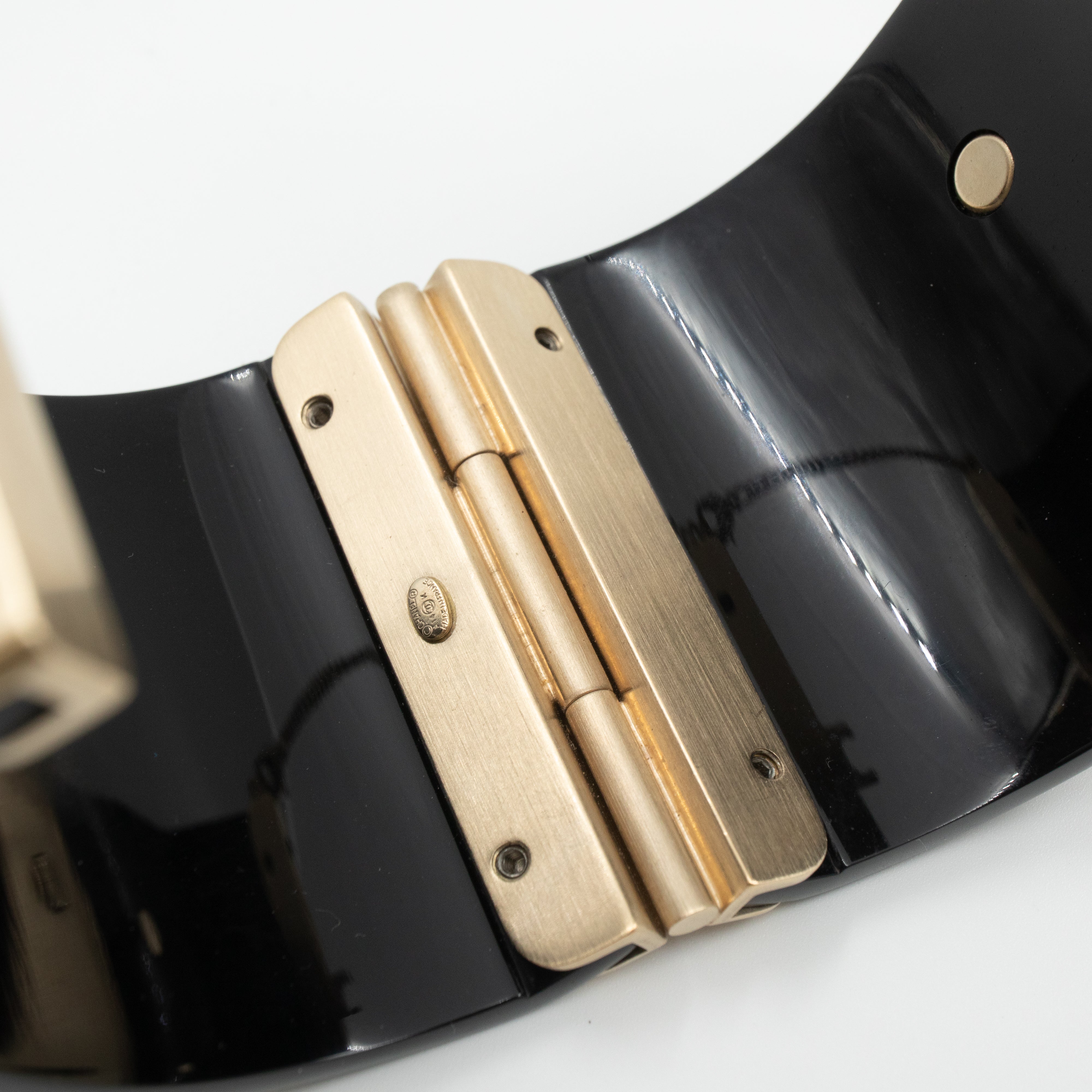 CC Wide Cuff Bracelet Black