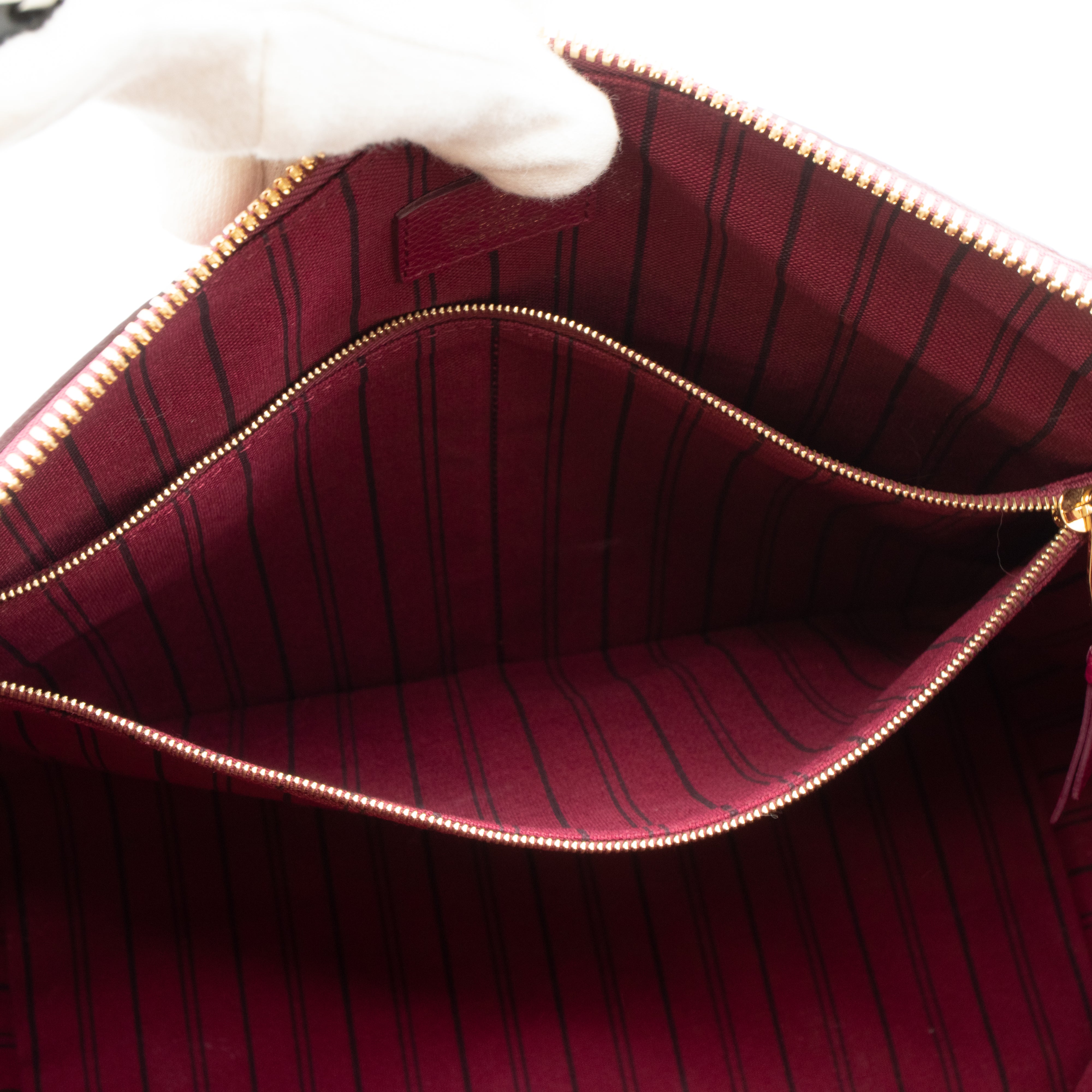 Lumineuse PM Monogram Empreinte Burgundy