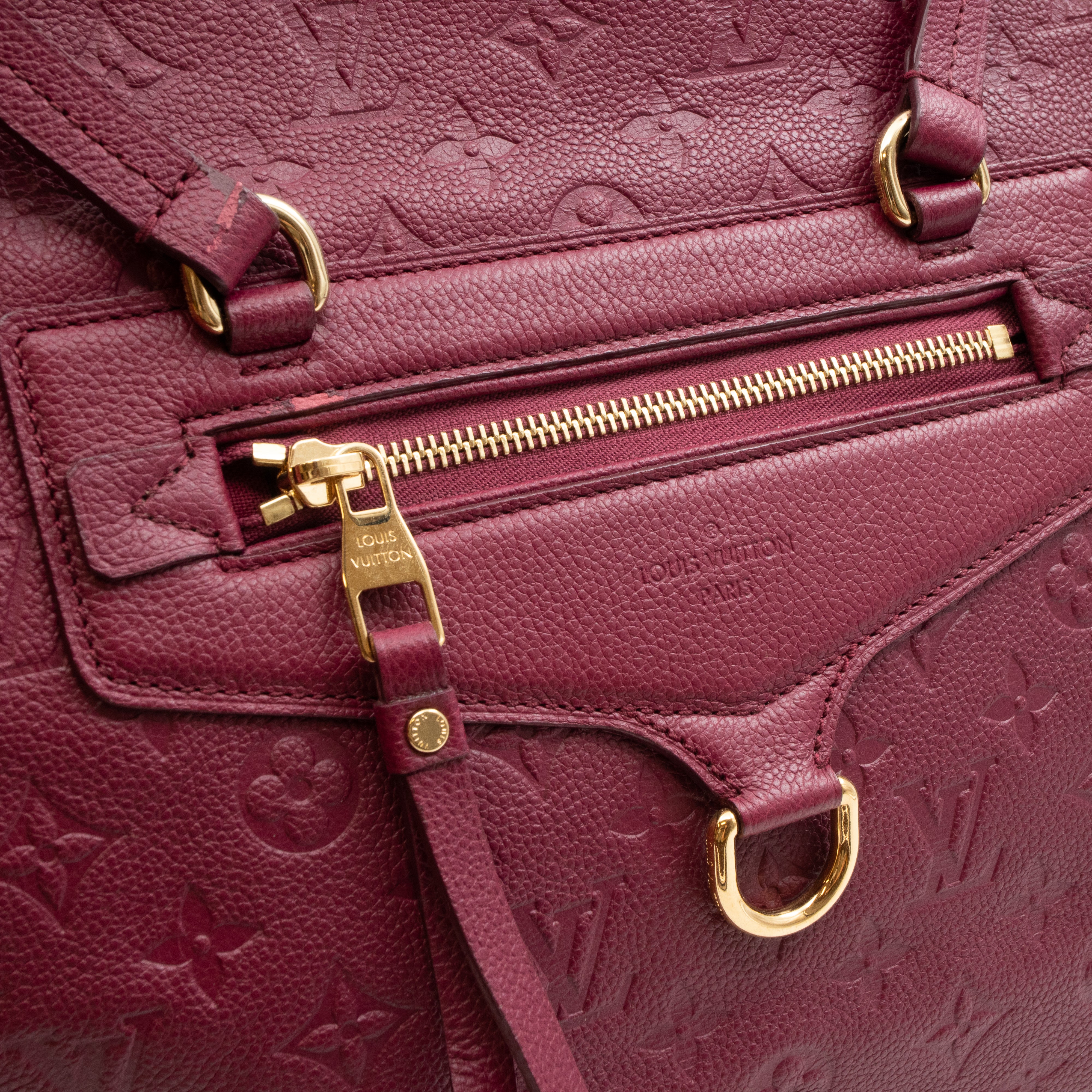 Lumineuse PM Monogram Empreinte Burgundy