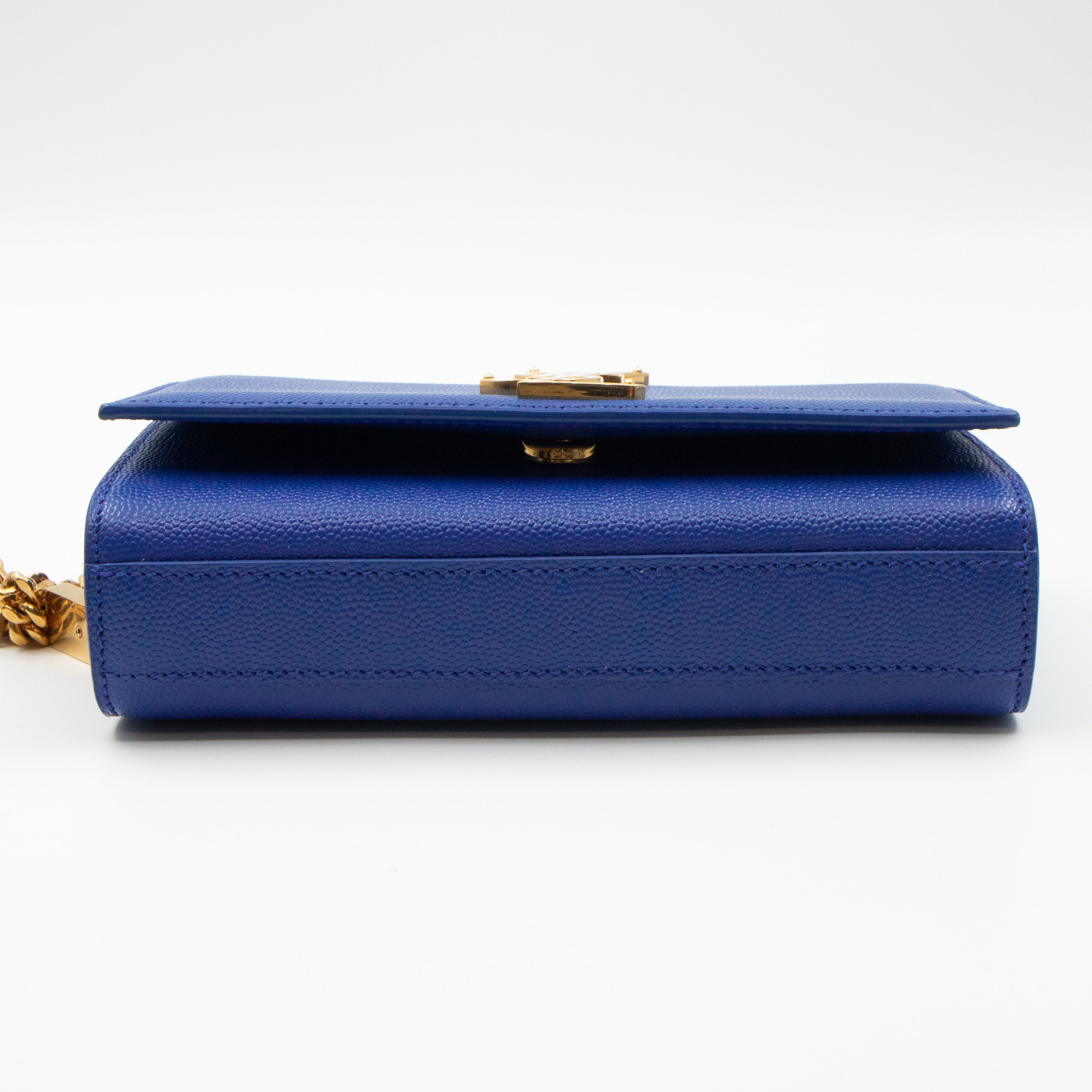 Monogram Kate Small Royal Blue Leather