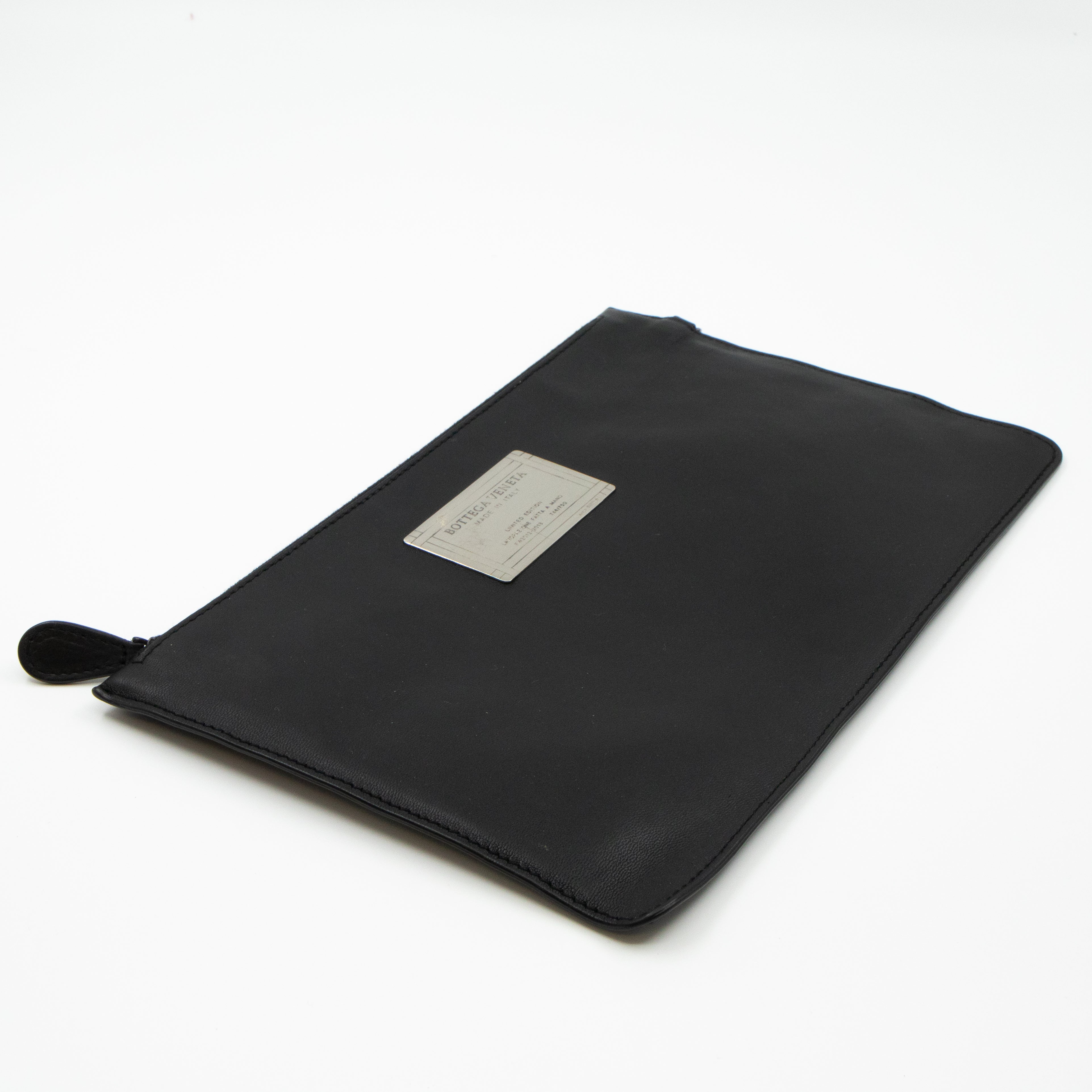 Intrecciato Cabat Tote Large Black Leather