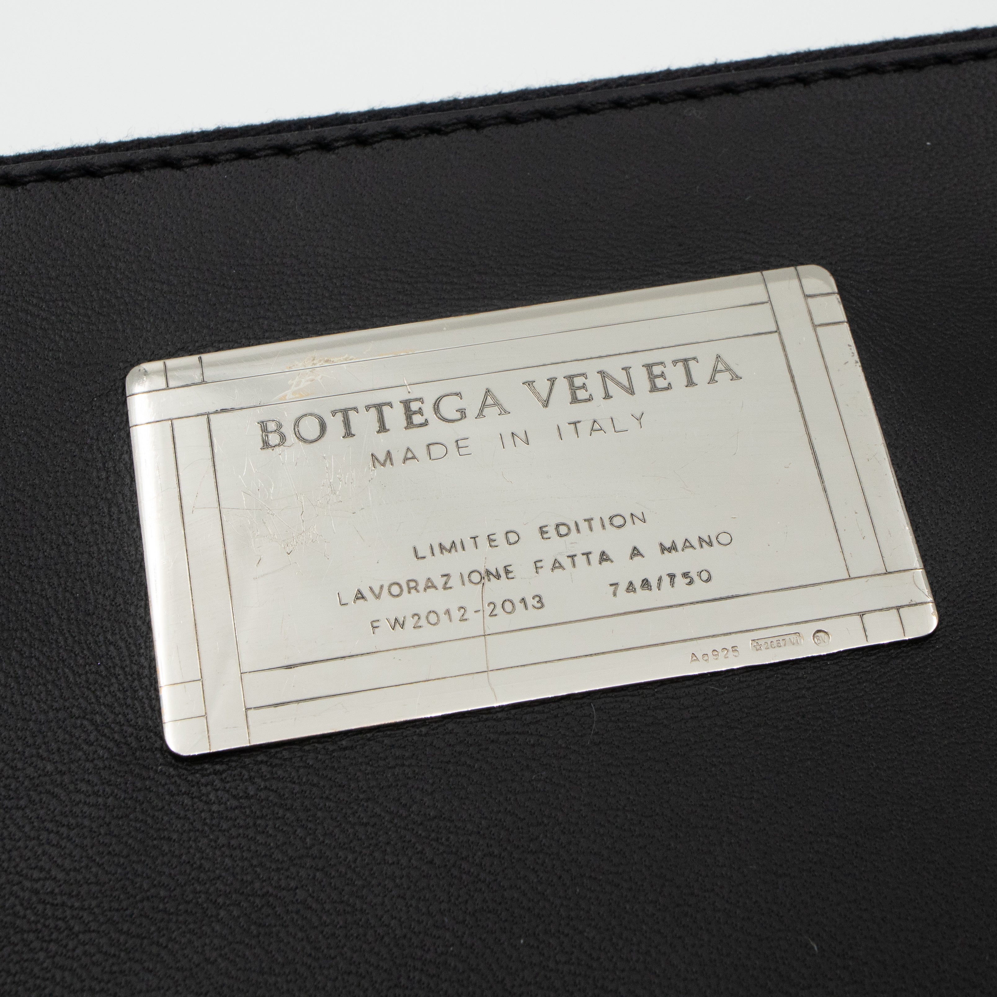 Intrecciato Cabat Tote Large Black Leather