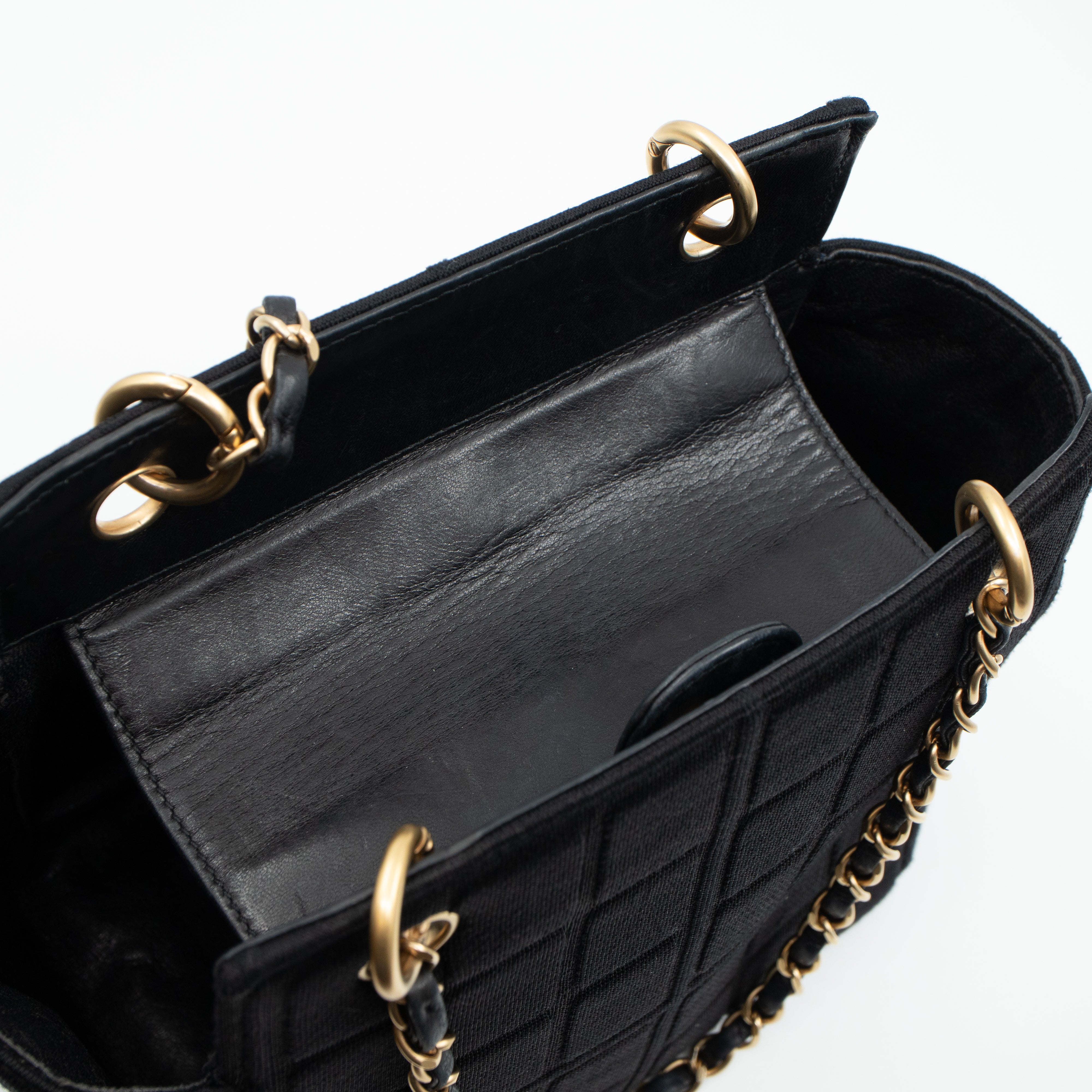 Rise-On Tote Chocolate Bar Black Cotton