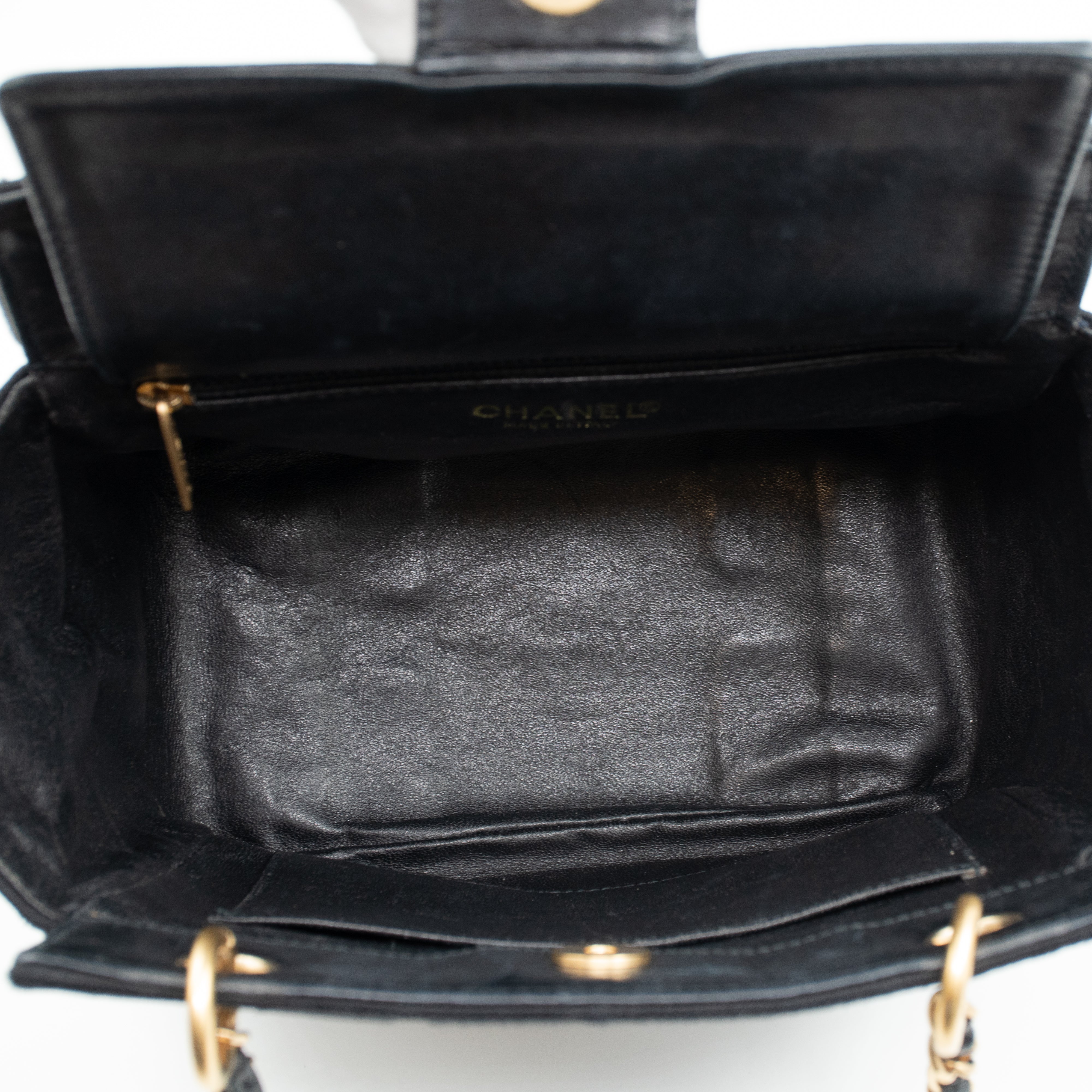 Rise-On Tote Chocolate Bar Black Cotton