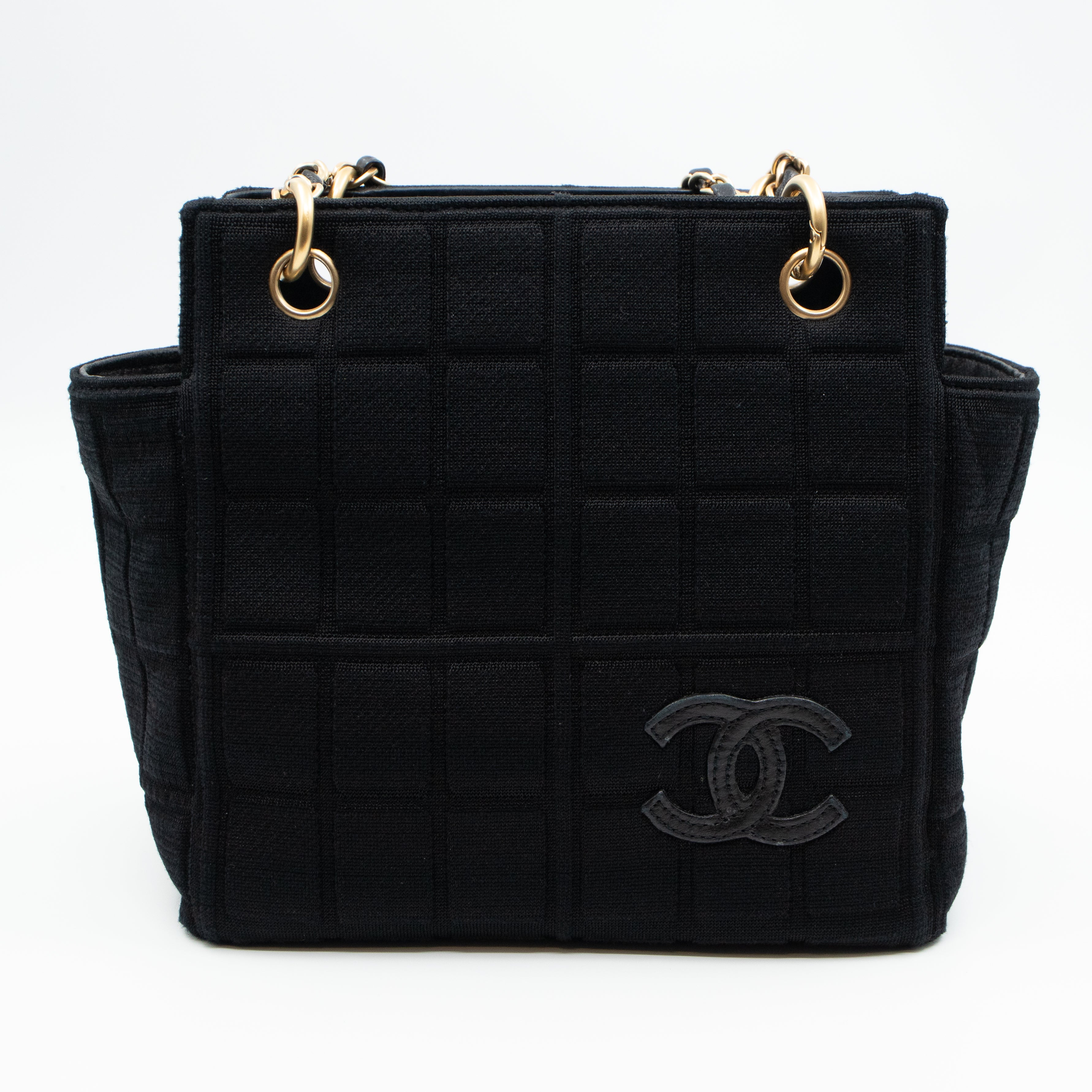 Rise-On Tote Chocolate Bar Black Cotton